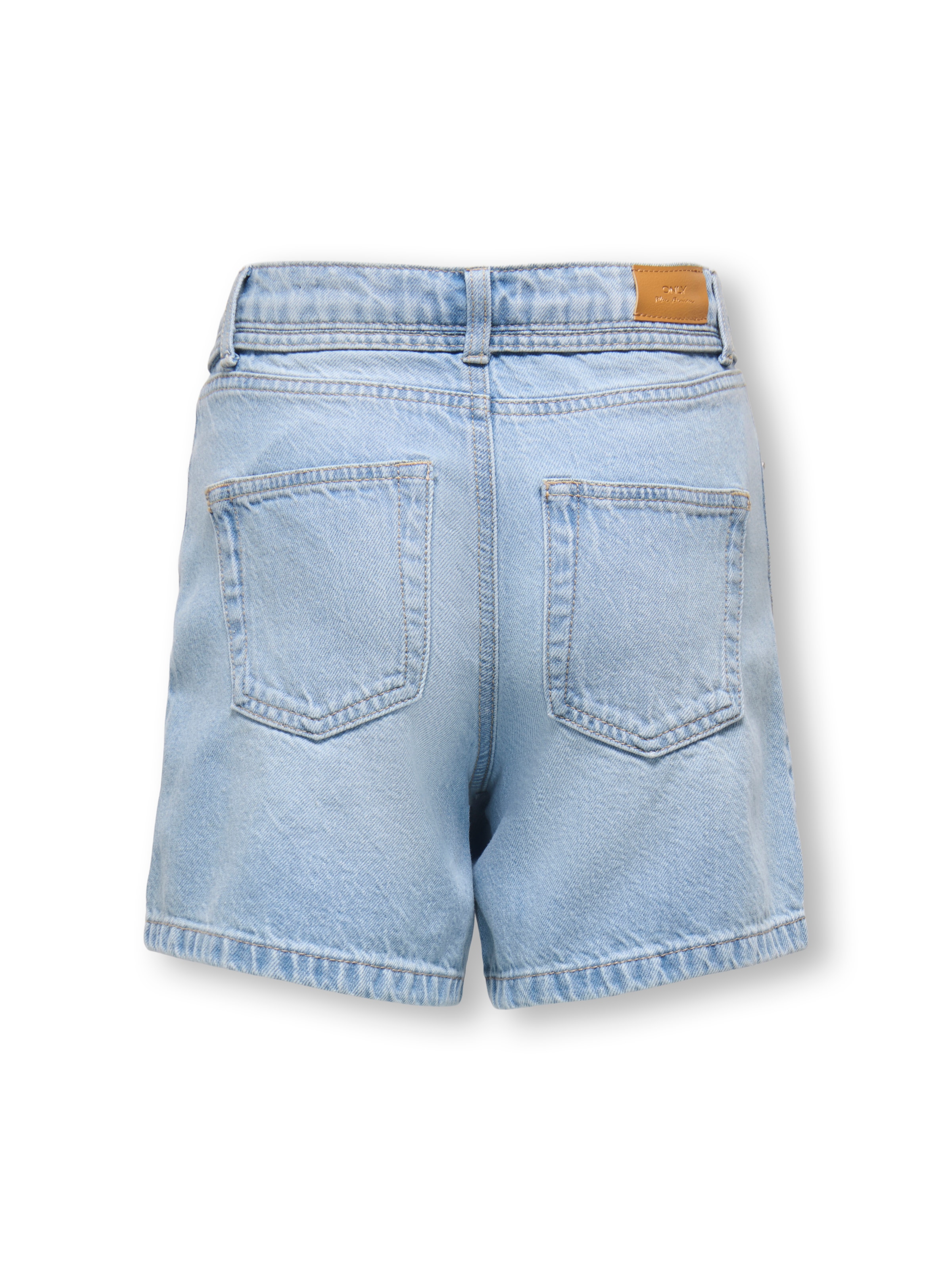 KIDS ONLY Jeansshorts »KOGGIANNA HW BELT SHORTS PIMBOX DNM NOOS« mit schmalem, dekorativen Bindeband in der Taille