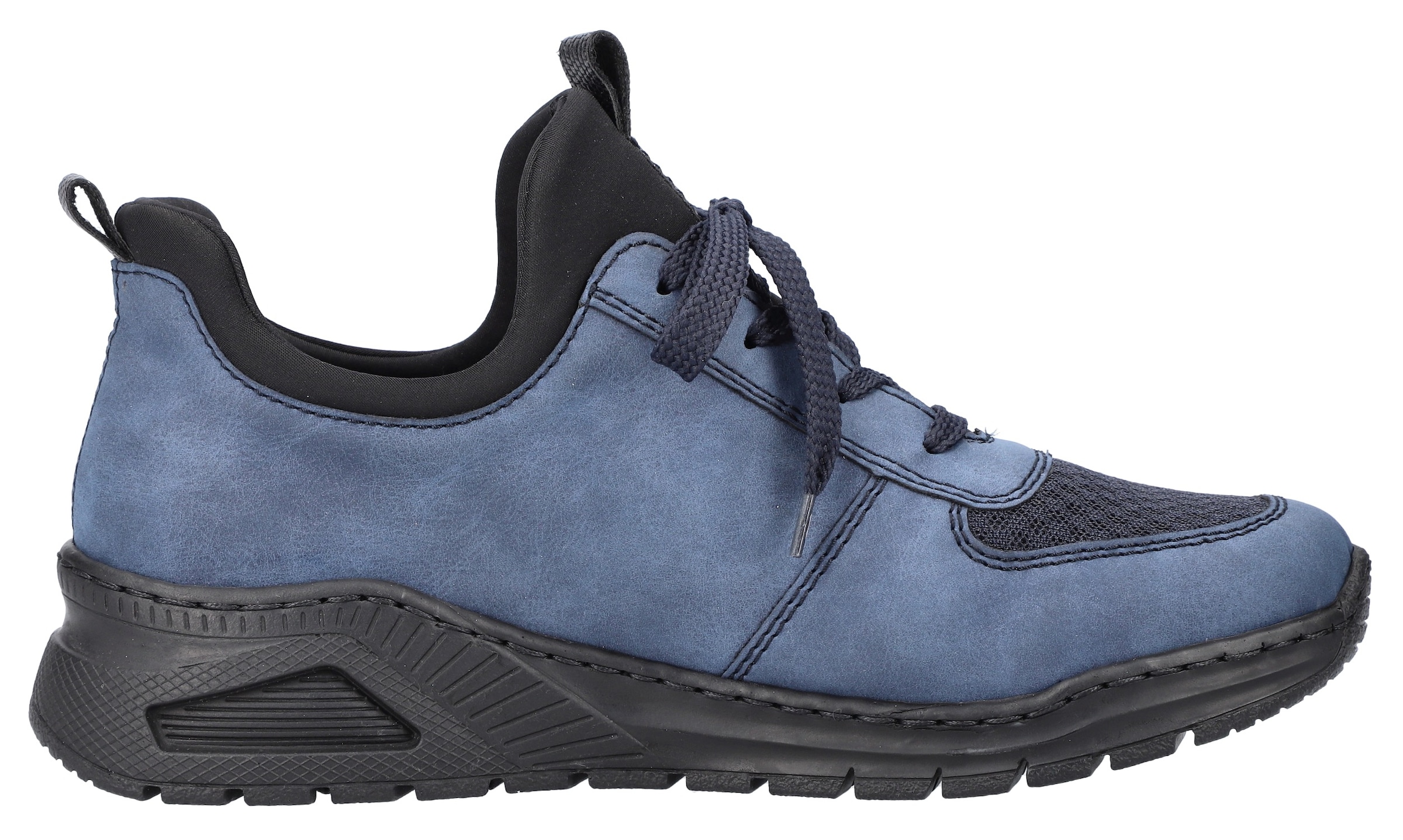 Rieker Slip-On Sneaker, Schlupfschuh, Halbschuh, Freizeitsneaker, weiche MemoSoft-Innensohle