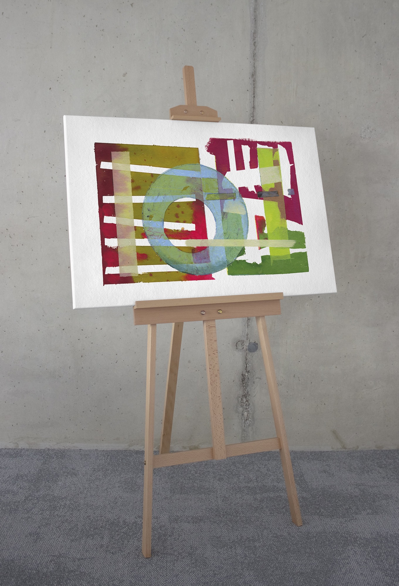 Komar Leinwandbild »Round About - Größe 60 x 90 cm«, Natur, (1 St.), Keilrahmenbild mi Echtholzrahmen