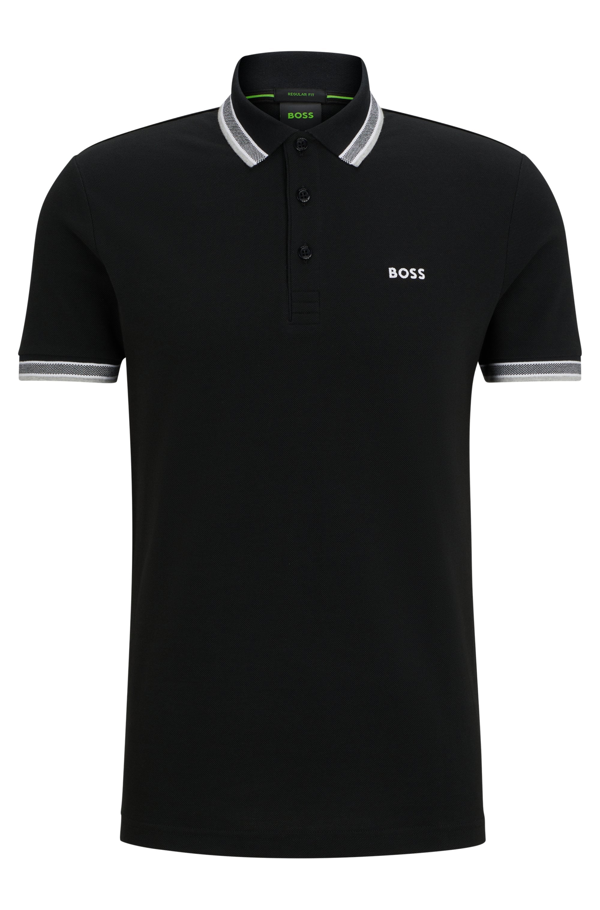 BOSS GREEN Poloshirt »Paddy«, mit kontrastfarbenen Streifen am Kragen