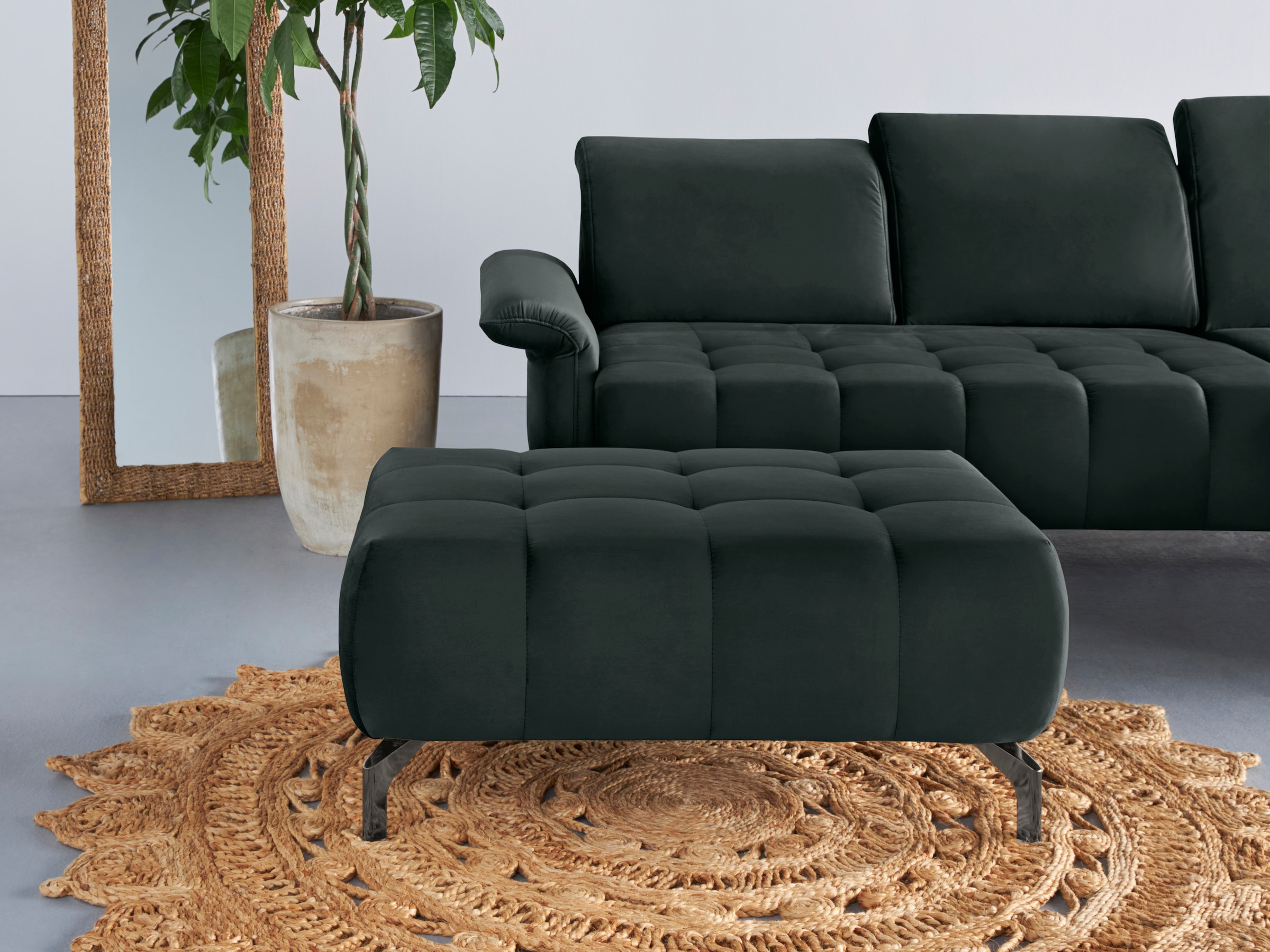 Polsterhocker »Fresh«, passend zum Ecksofa "Fresh", auch in Bezug Olympia EASY CLEAN