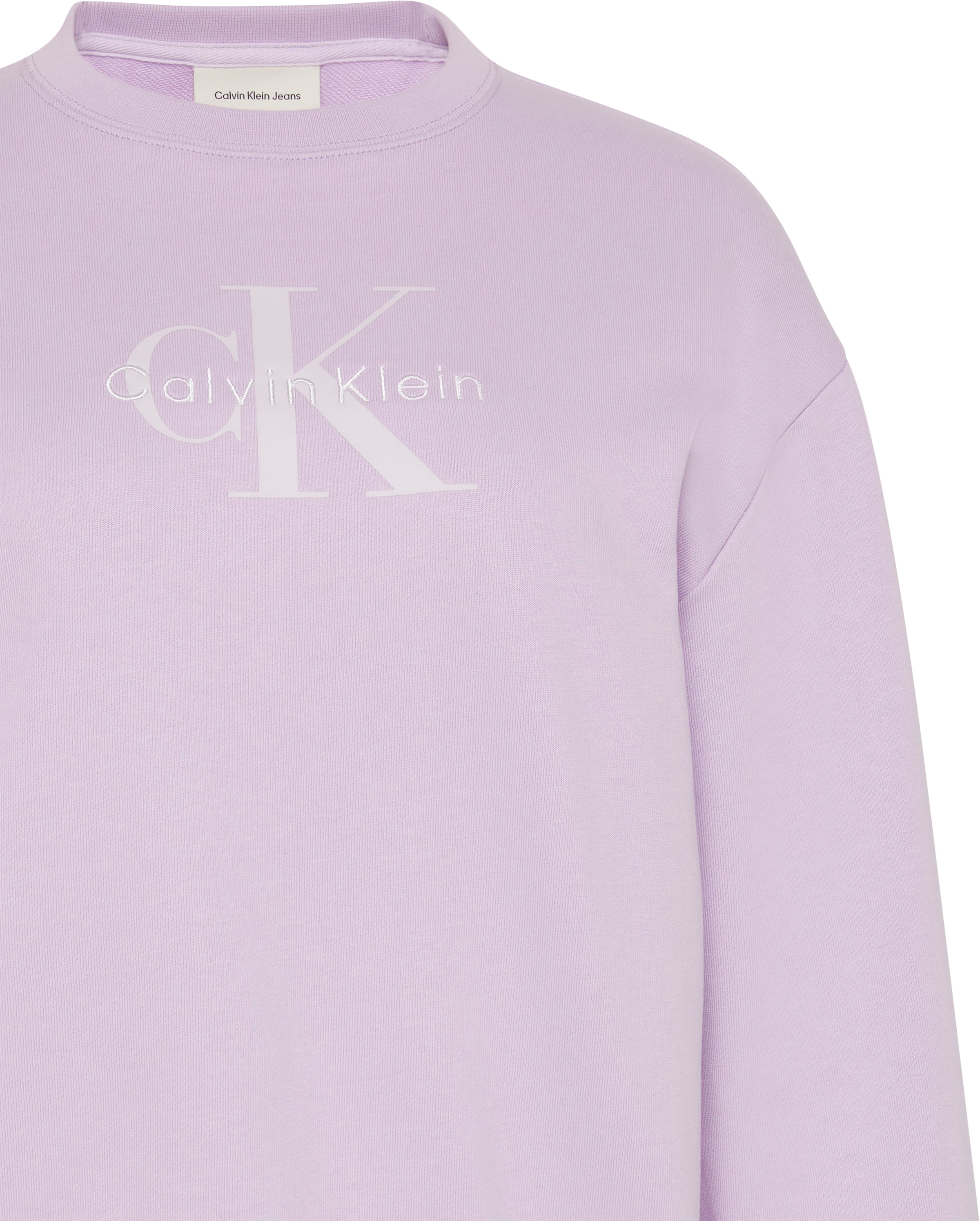 Calvin Klein Jeans Sweatshirt »LS MNLG FRNCH TRRY R«, Mit Rundhalsausschnitt
