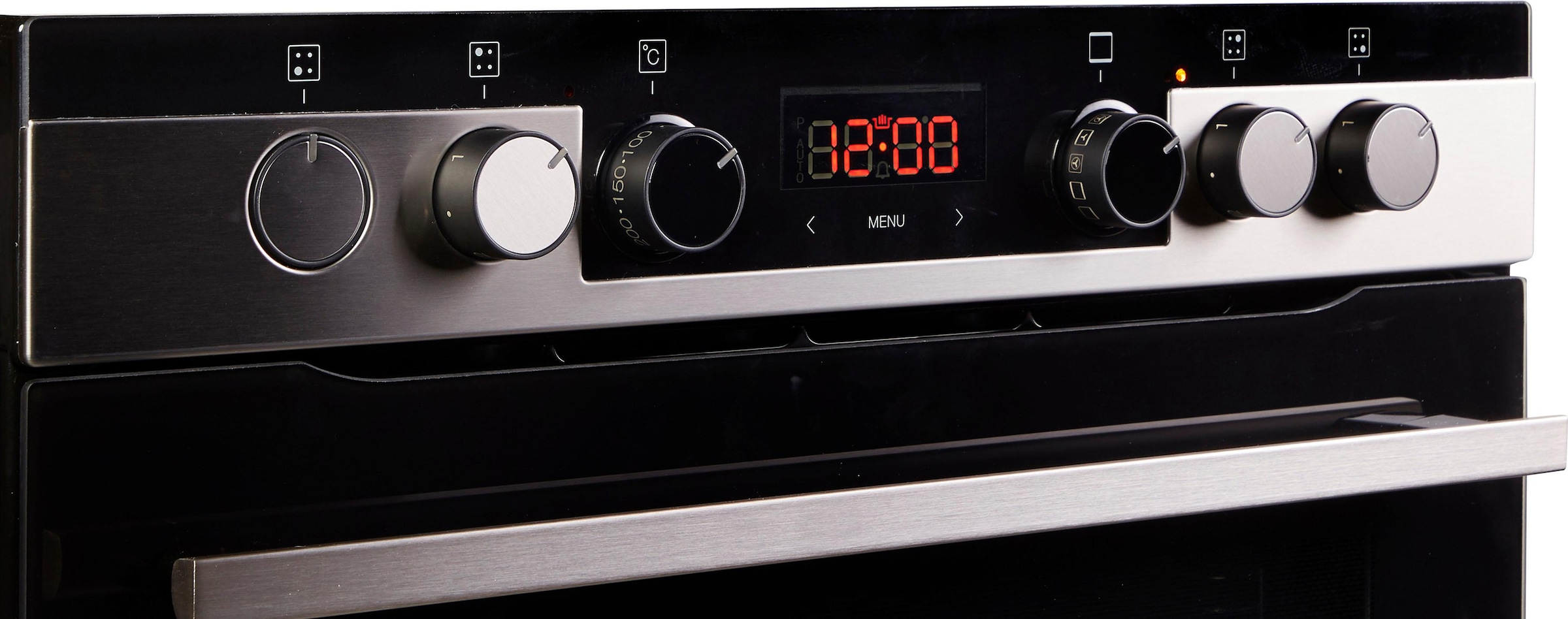 Amica Elektro-Herd-Set »EHCX 934 600 E«, mit 1-fach-Teleskopauszug, Steam Clean, SteamClean