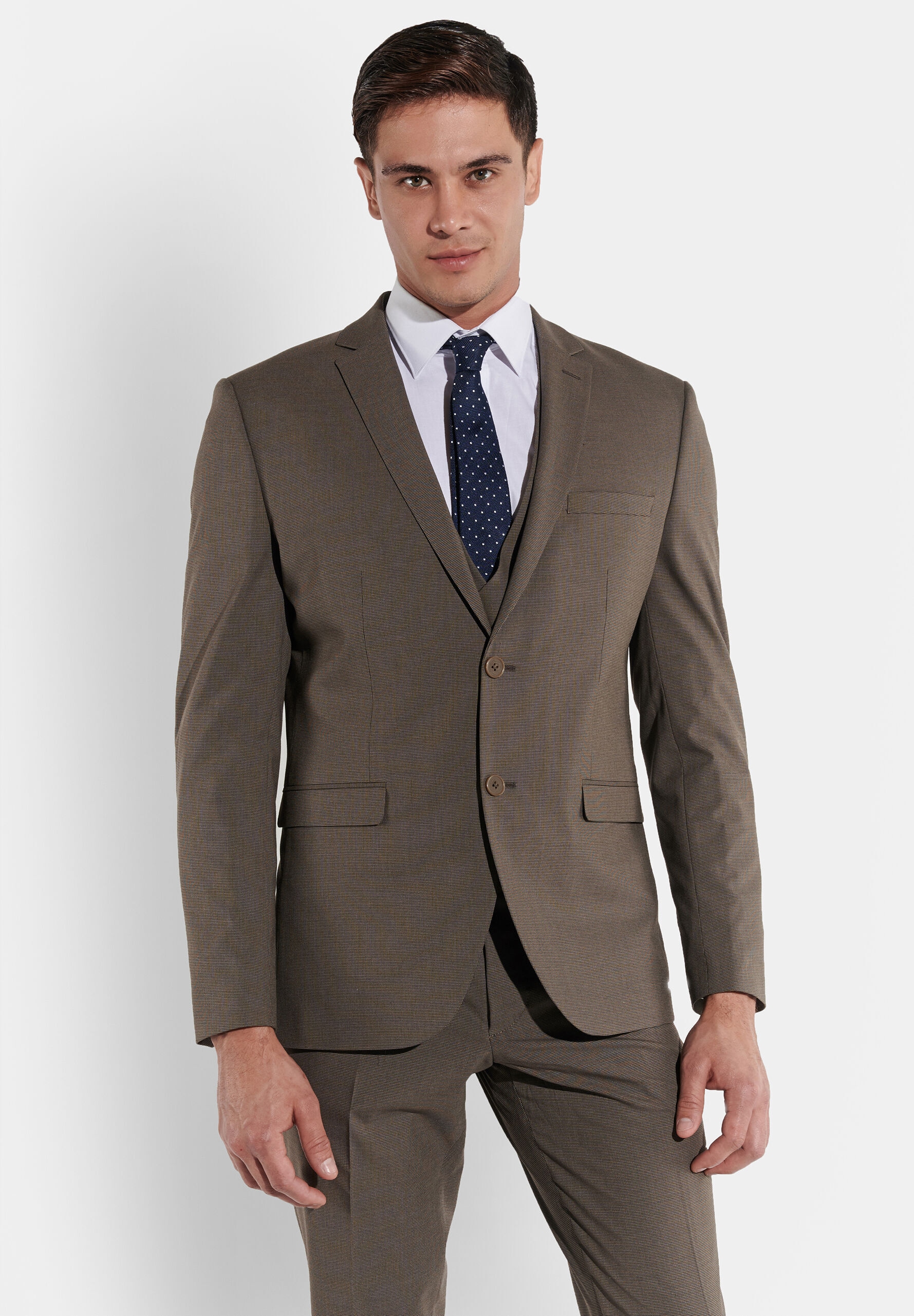SteffenKlein Anzug 3-teilig »SteffenKlein Anzug« 3 tlg. regular fit mit modischen Akzente
