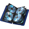 Hama CD-Hülle »CD / DVD / Blu-ray-Tasche "Felt" für 48 Discs, Schutzhülle, Cover Blau«