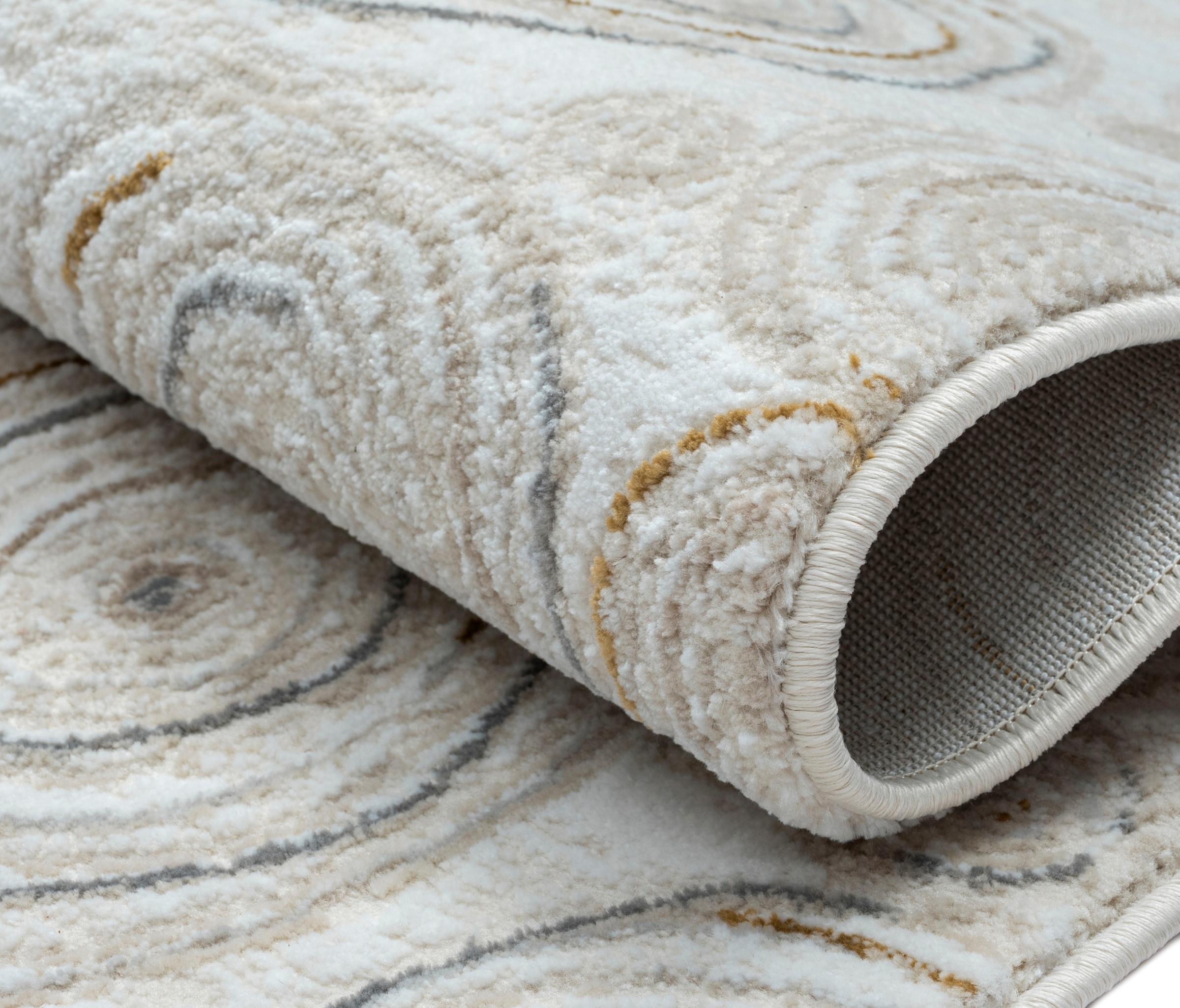 Myflair Möbel & Accessoires Teppich »My Style Lagerräumung«, rechteckig, 10 mm Höhe, Kurzflor, Scandi-Design, besonders weich durch Microfaser, mit Fransen