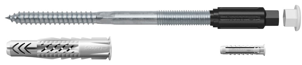 Dämmstoffdübel »TherMax 10 (512173)«, je 2 x UX 12 x 70 / TherMax / Abdeckkappen