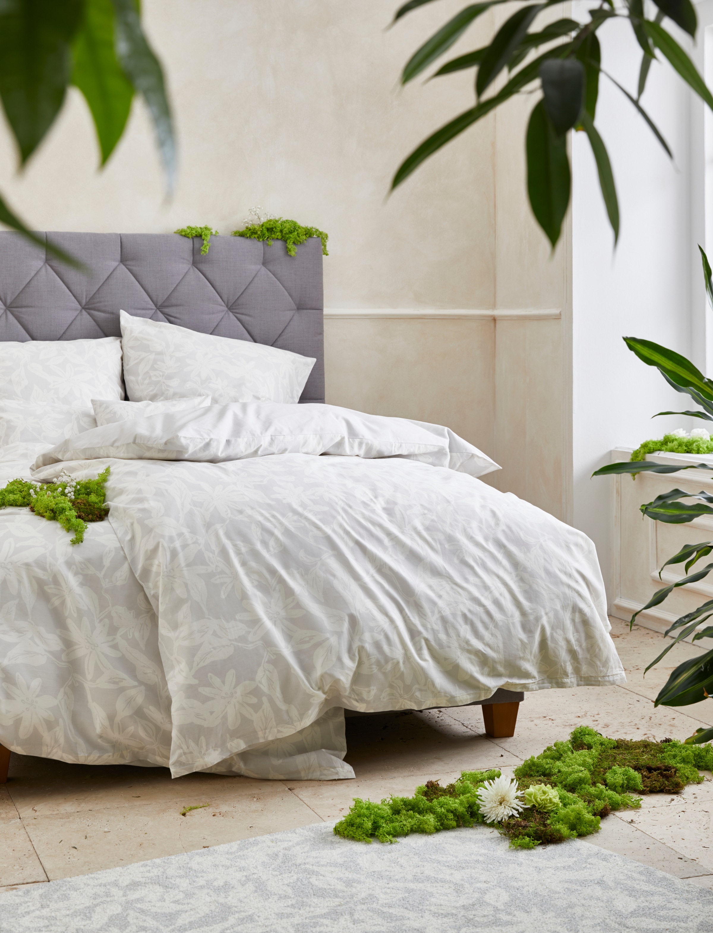 Home affaire Boxspringbett »Harmones hoch« in 3 Breiten, Härtegrad auch im Mix mit je 1 Matratze in H2 und H3