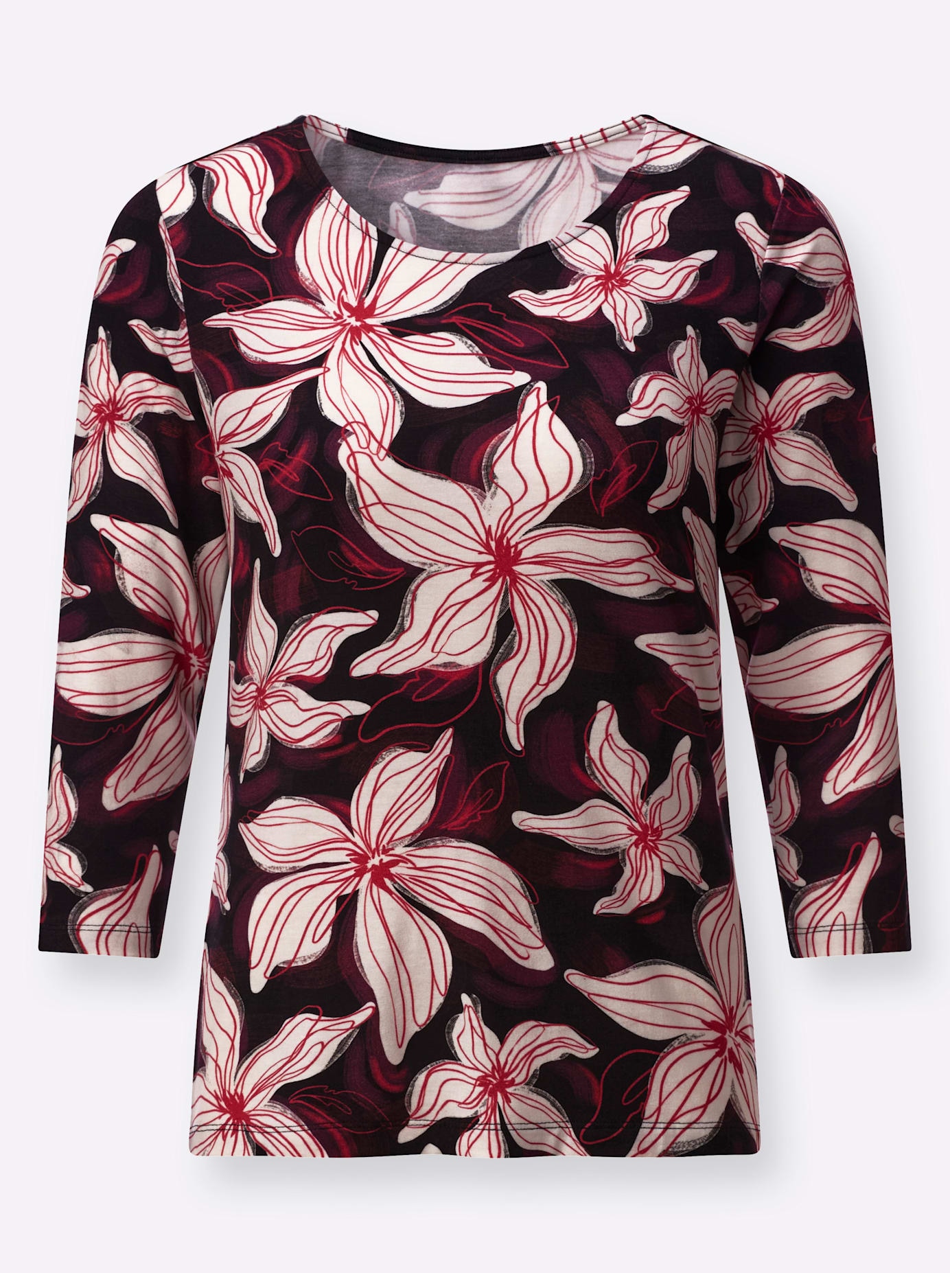 creation L Rundhalsshirt »Druck-Shirt« 1 tlg.