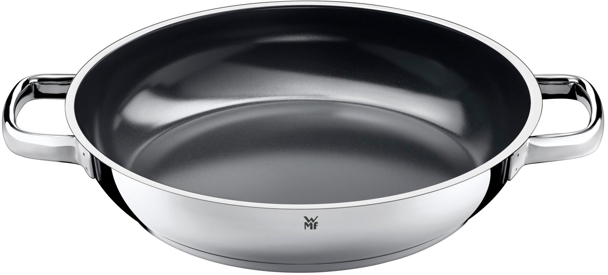 WMF Topf-Set »Inspiration«, Cromargan® Edelstahl Rostfrei 18/10, (Set, 10 tlg., 9-teiliges Topf-Set, 1 Servierpfanne 28 cm), inkl. Servierpfanne Durado, 28 cm, Induktion