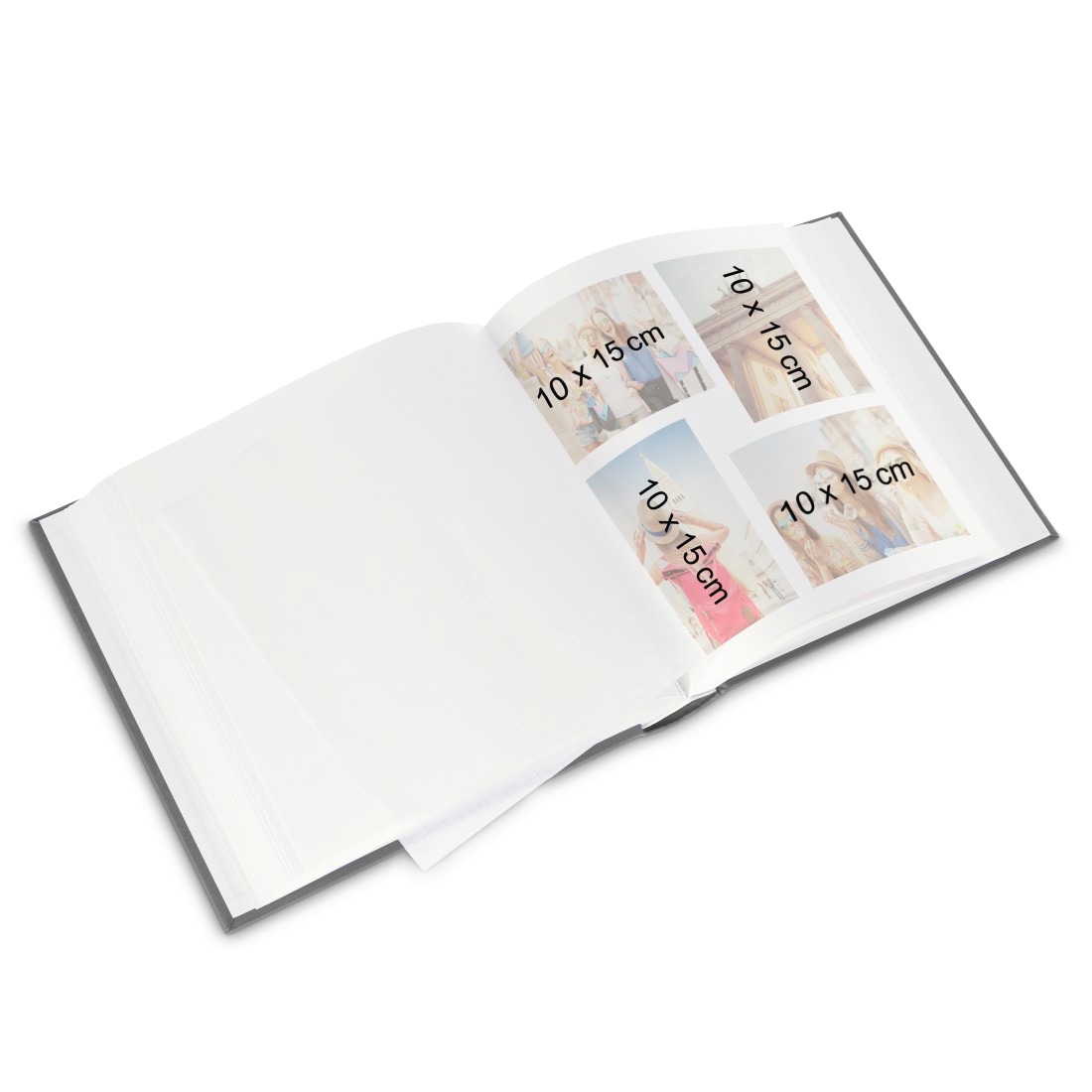 Hama Fotoalbum »Jumbo Album "La Fleur", 30x30 cm, 100 weiße Seiten, Schwarz«