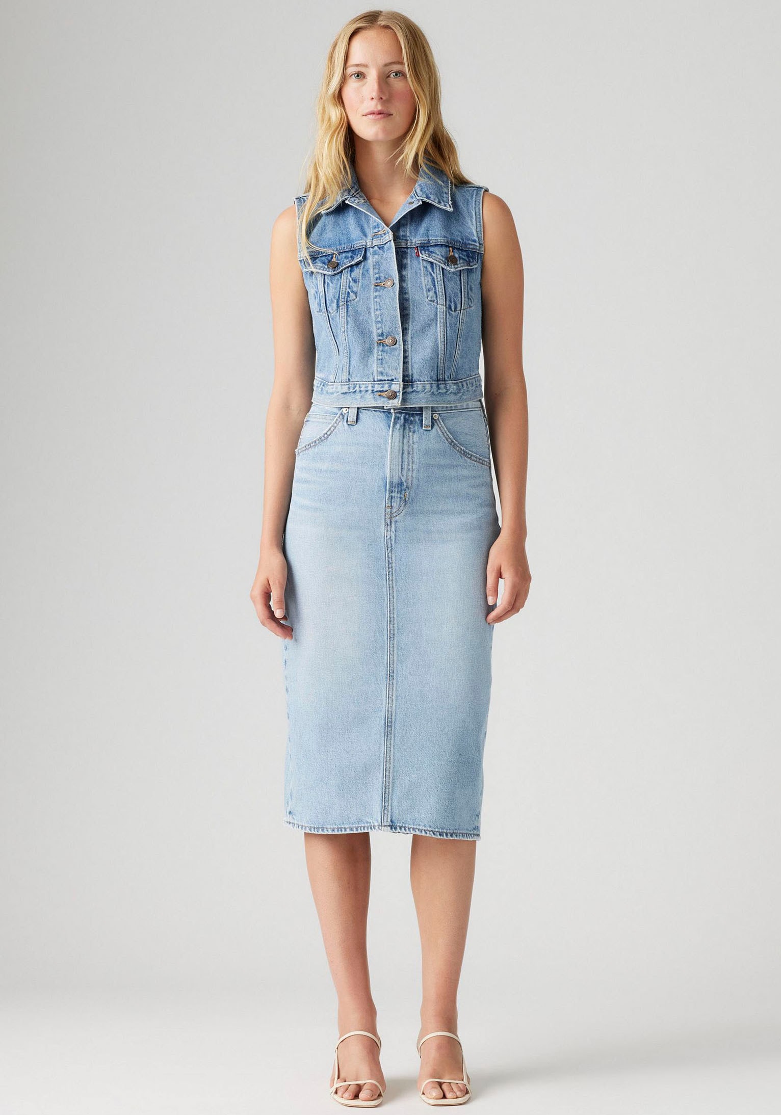 Levi's® Jeansrock »HR BACK SLIT SKIR«, mit Schlitz hinten