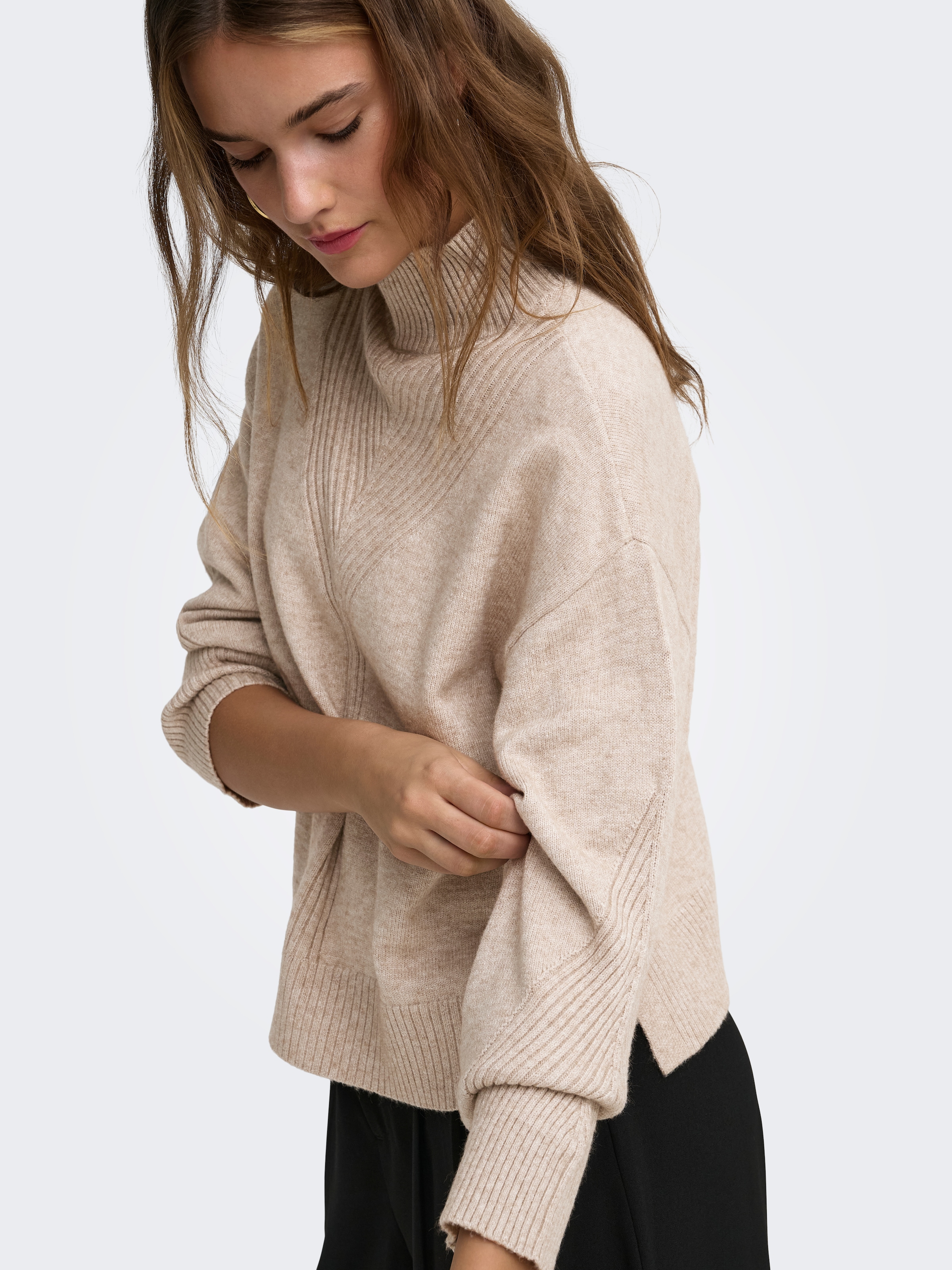 ONLY Stehkragenpullover »ONLPRINCESS LS HIGHNECK KNT« Viskosemischung