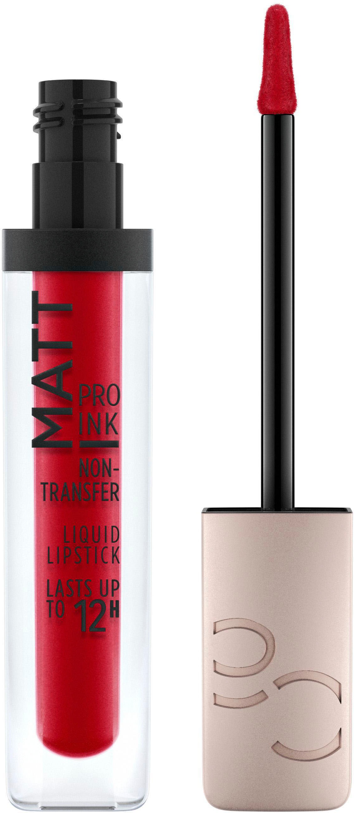Catrice Lippenstift »Matt Pro Ink Non-Transfer Liquid Lipstick«, (Set, 3 tlg.), mit mattem Finish