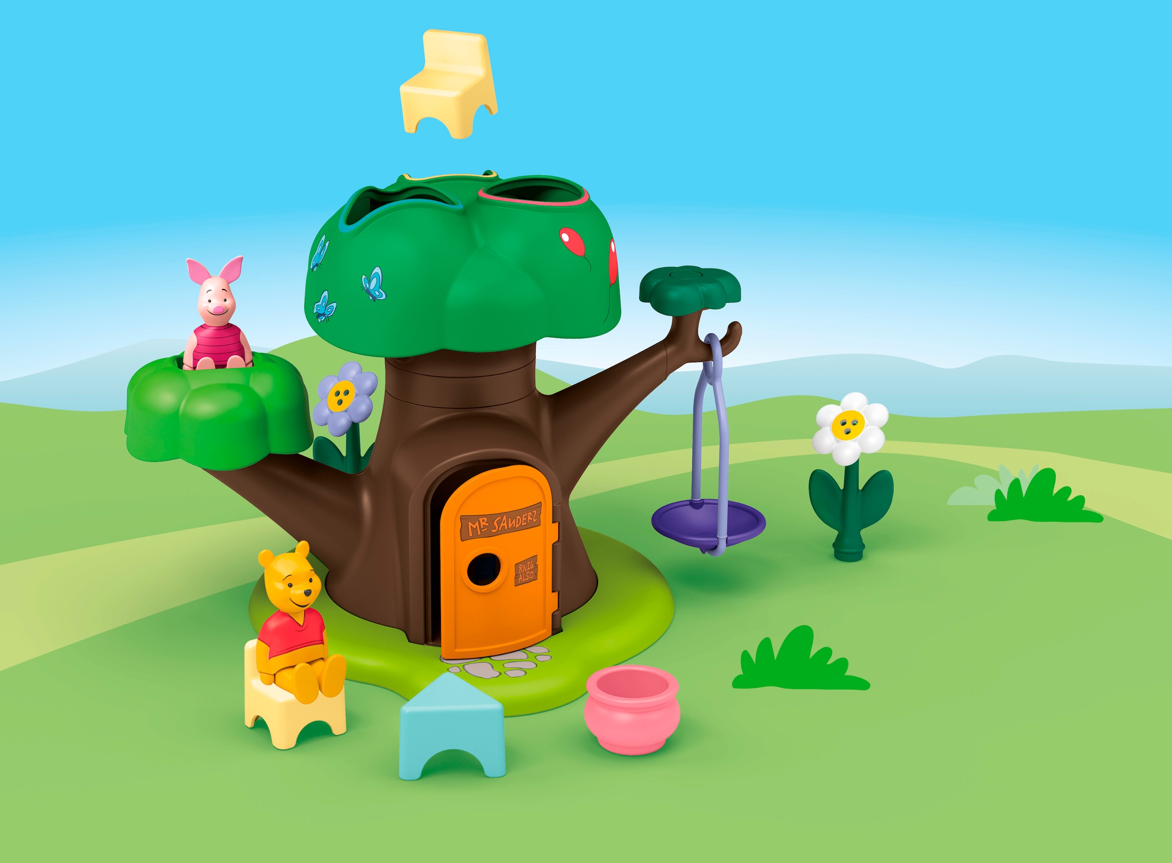 Playmobil® Konstruktions-Spielset »Winnies & Ferkels Baumhaus (71693), JUNIOR & Disney«, (17 St.), Made in Europe