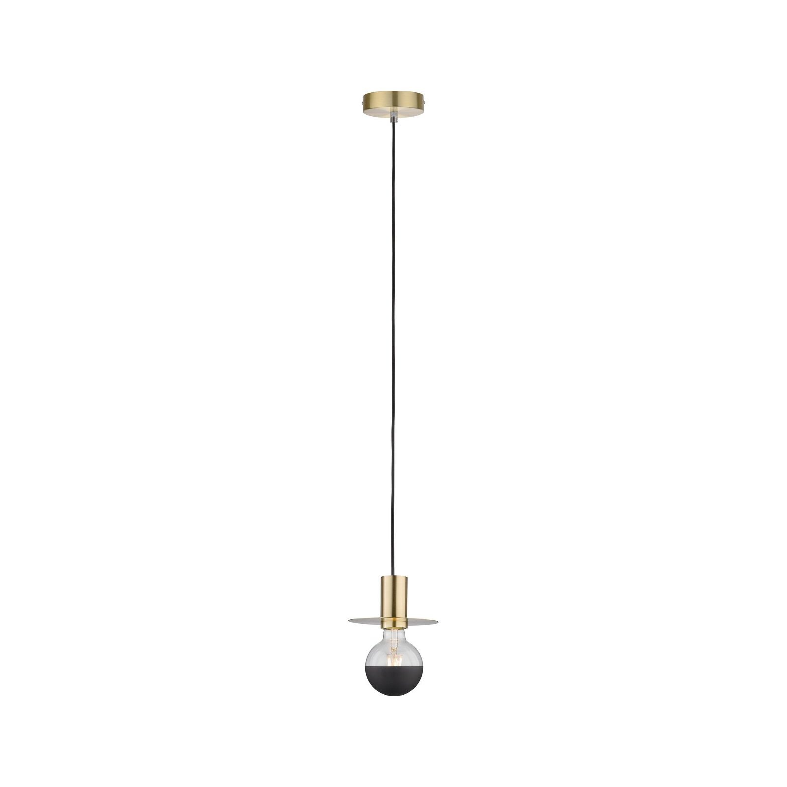 Paulmann Pendelleuchte »Neordic Stian max. 1x60W Messing gebürstet 230V Metall«, 1 flammig, Leuchtmittel E27 | ohne Leuchtmittel, E27