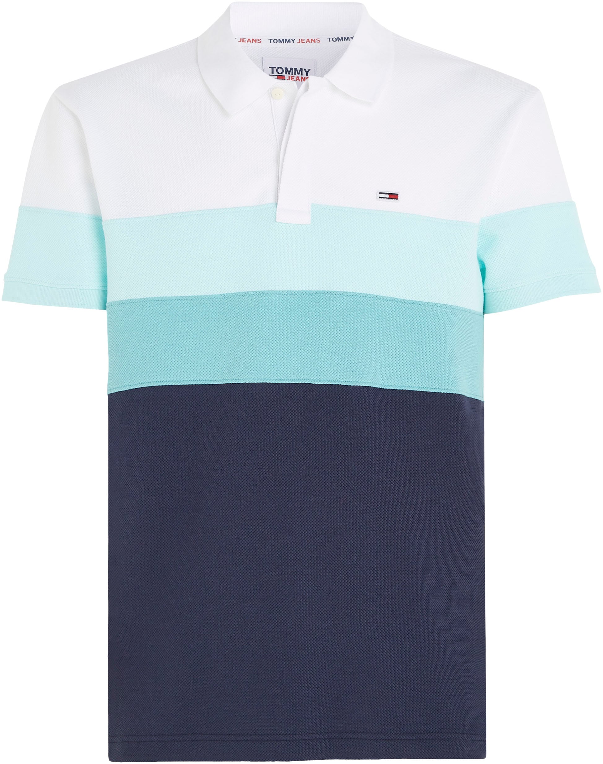 Tommy Jeans Poloshirt »TJW COLOR bei SERIF ♕ Logostickerei FLARE DRESS«, mit