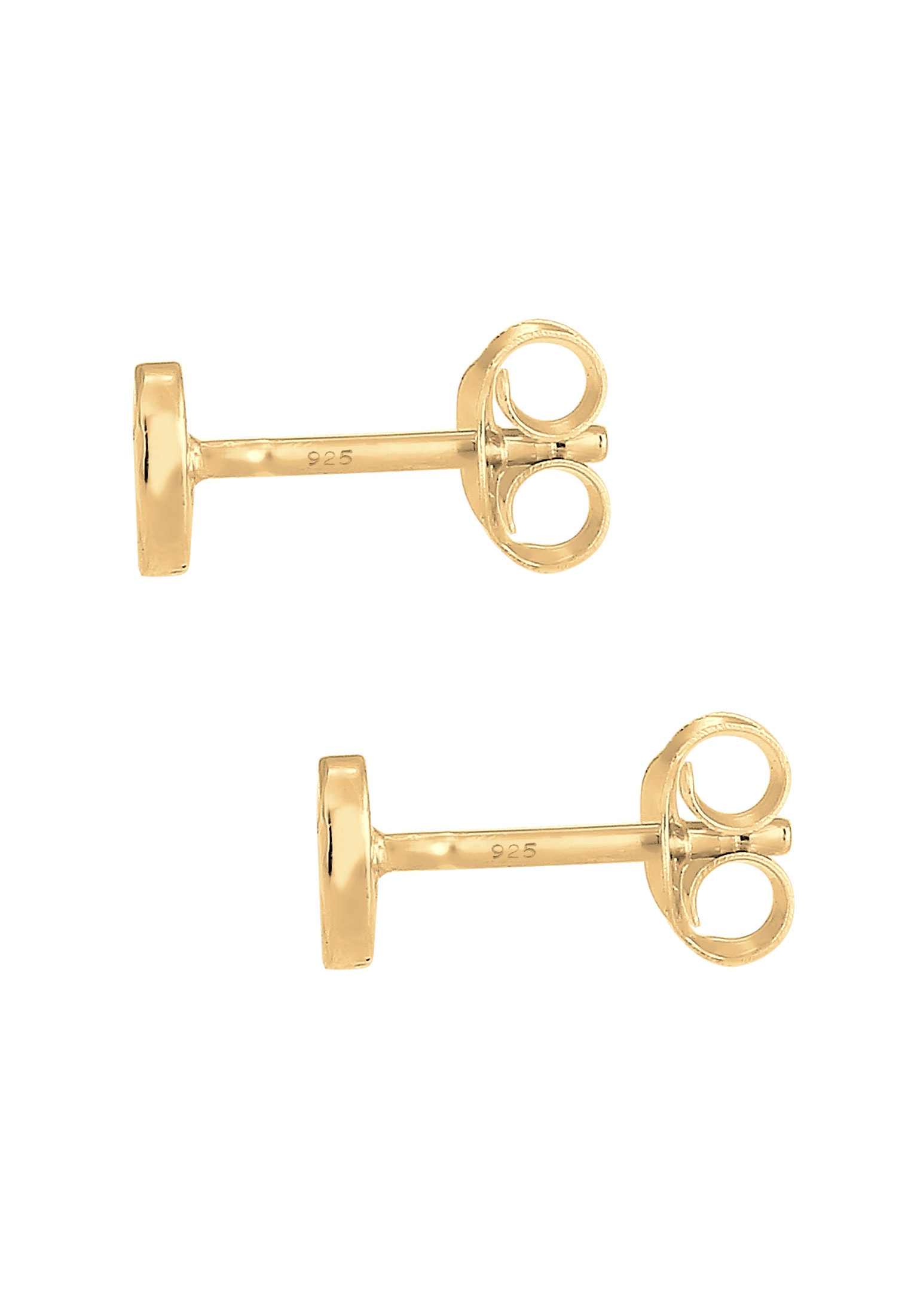 Elli Paar Ohrstecker »Ohrringe Kreis Gehämmert Geo Rund 925 Silber«