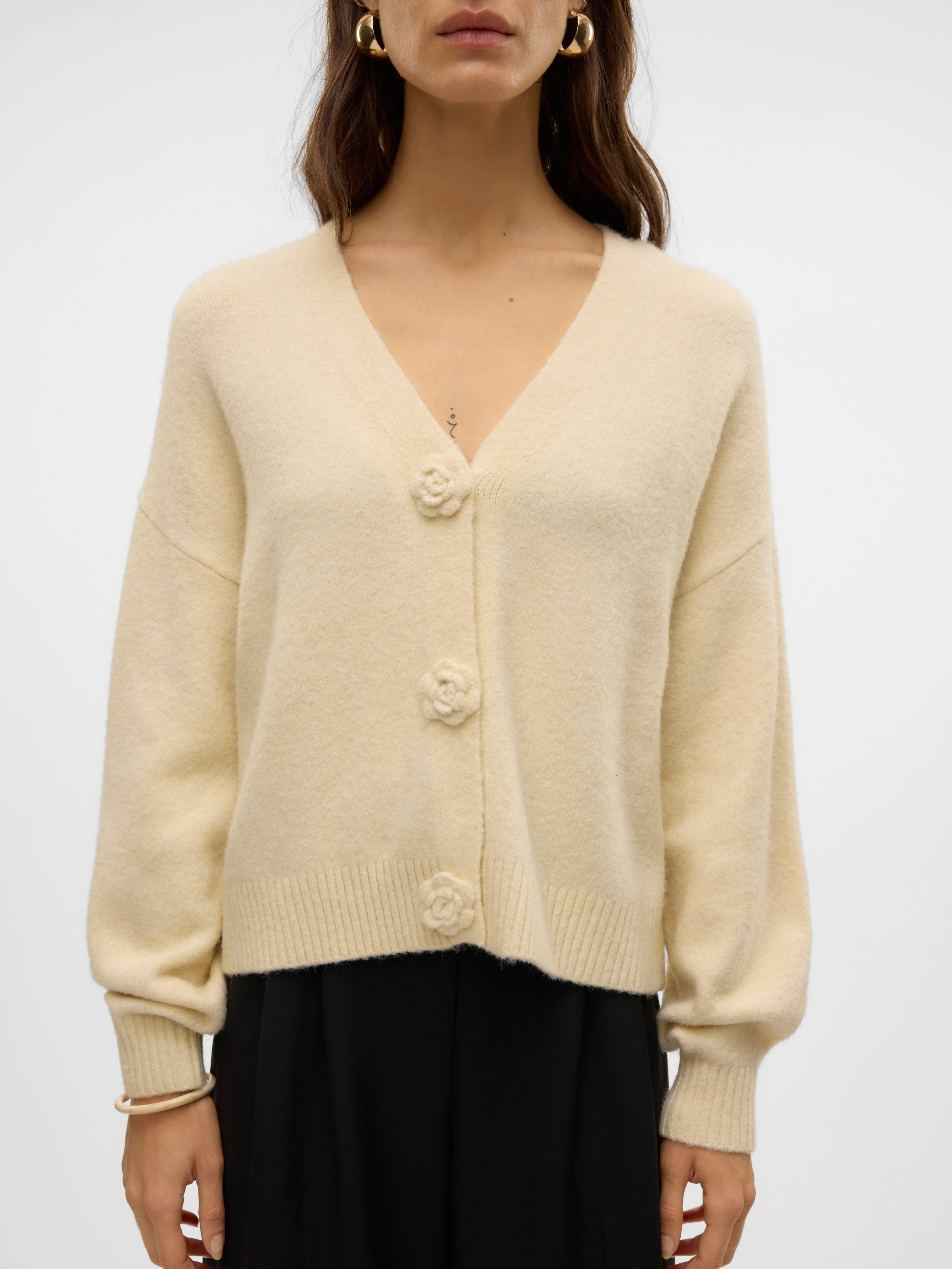 Vero Moda Strickjacke »VMCECILY LS V-NECK CARDIGAN GA«