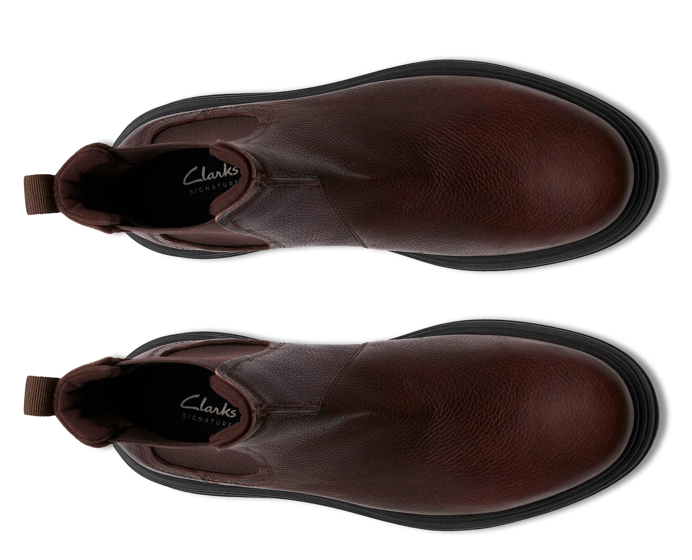 Clarks Chelseaboots »Badbury«  Boots, Winterboots mit modischem Blockabsatz