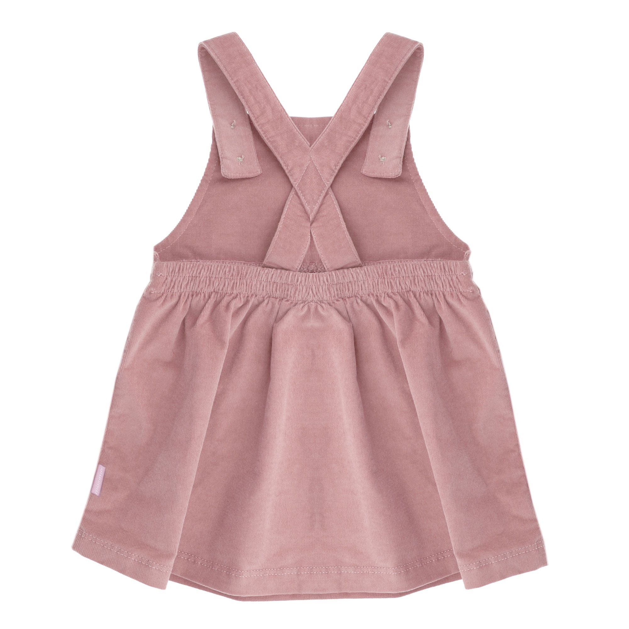 MAXIMO Latzkleid aufgesetzte Tasche hoher Baumwollanteil, Stretch-Cord, mit Trägern, Gummizug