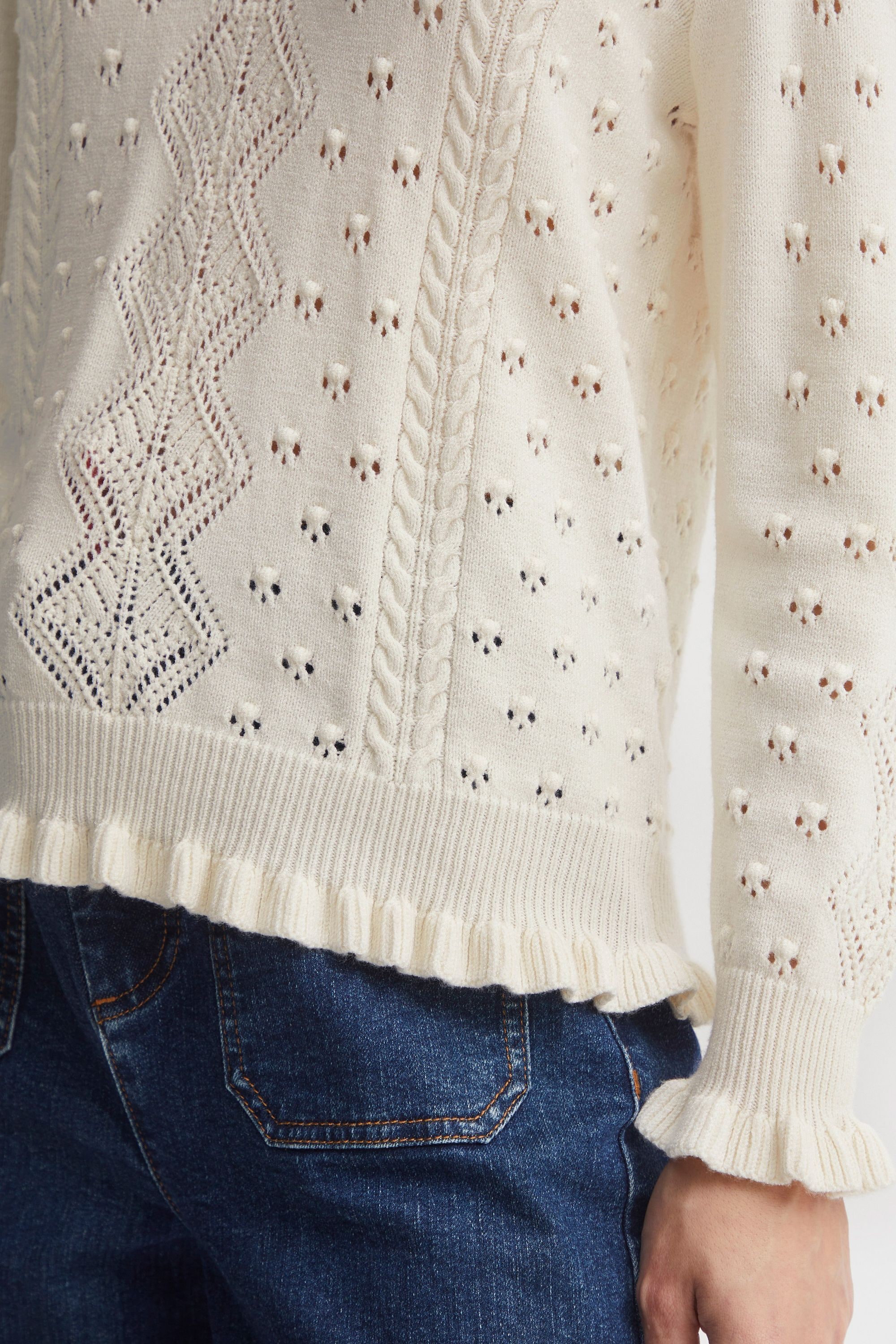 ATELIER RÊVE Strickfleece-Pullover »Strickpullover IRFanto«