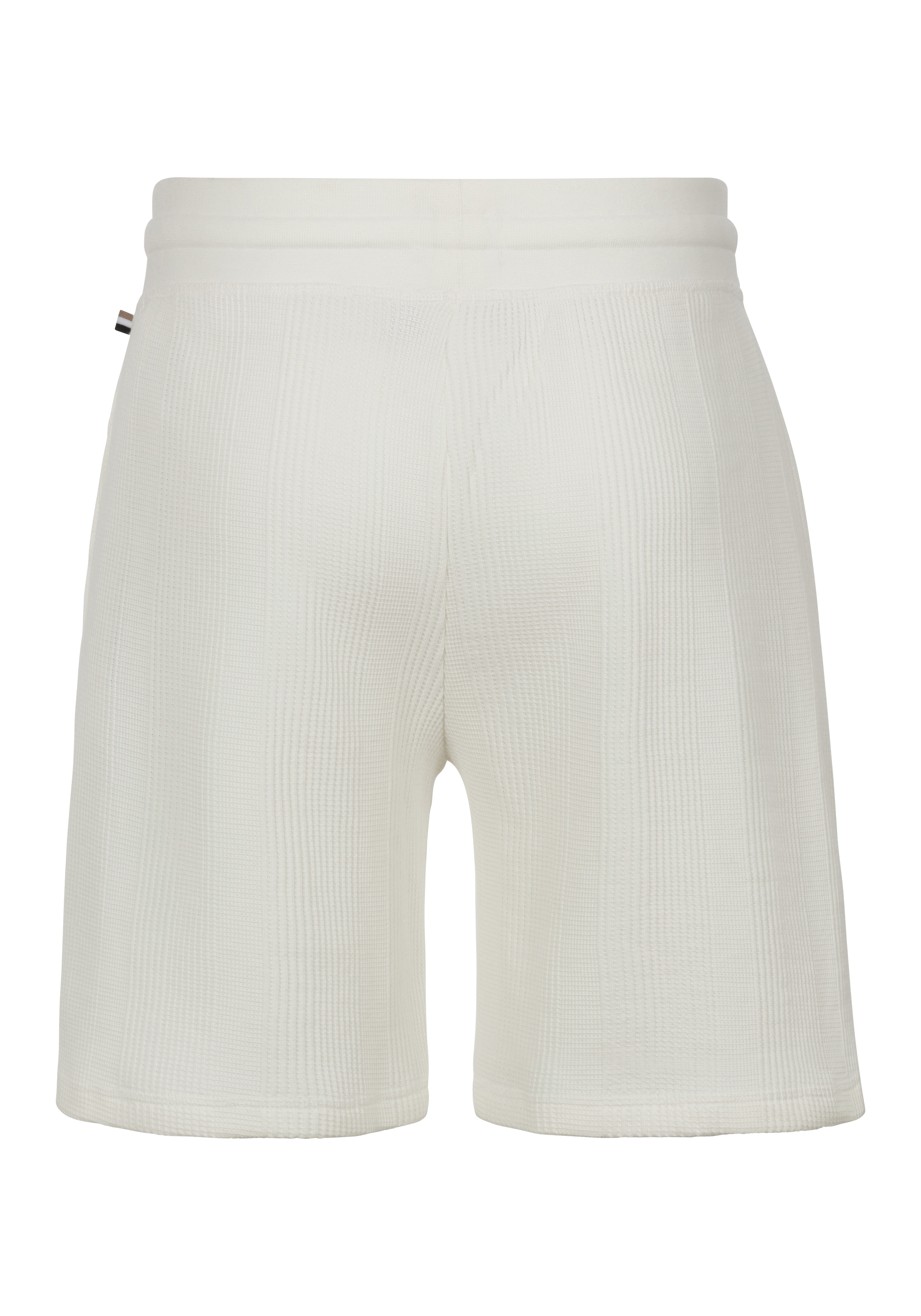 BOSS Sweatshorts »Sweatshorts Structure Sho«, kurze Hose mit Strickeinsätzen