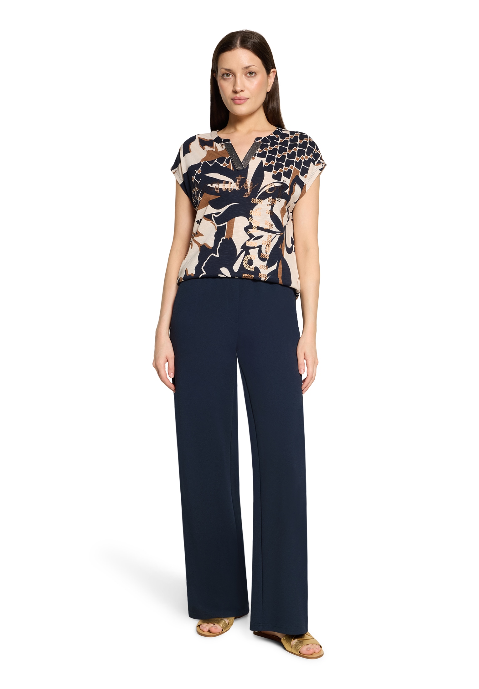 Betty Barclay Rundhalsshirt »Casual-Shirt mit Bluseneinsatz«