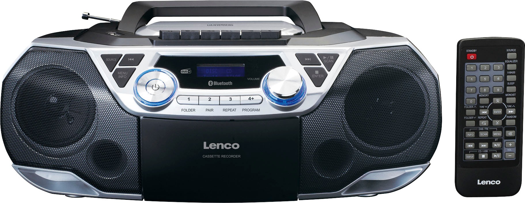 Lenco Boombox »SCD-720SI«, (Digitalradio (DAB+)