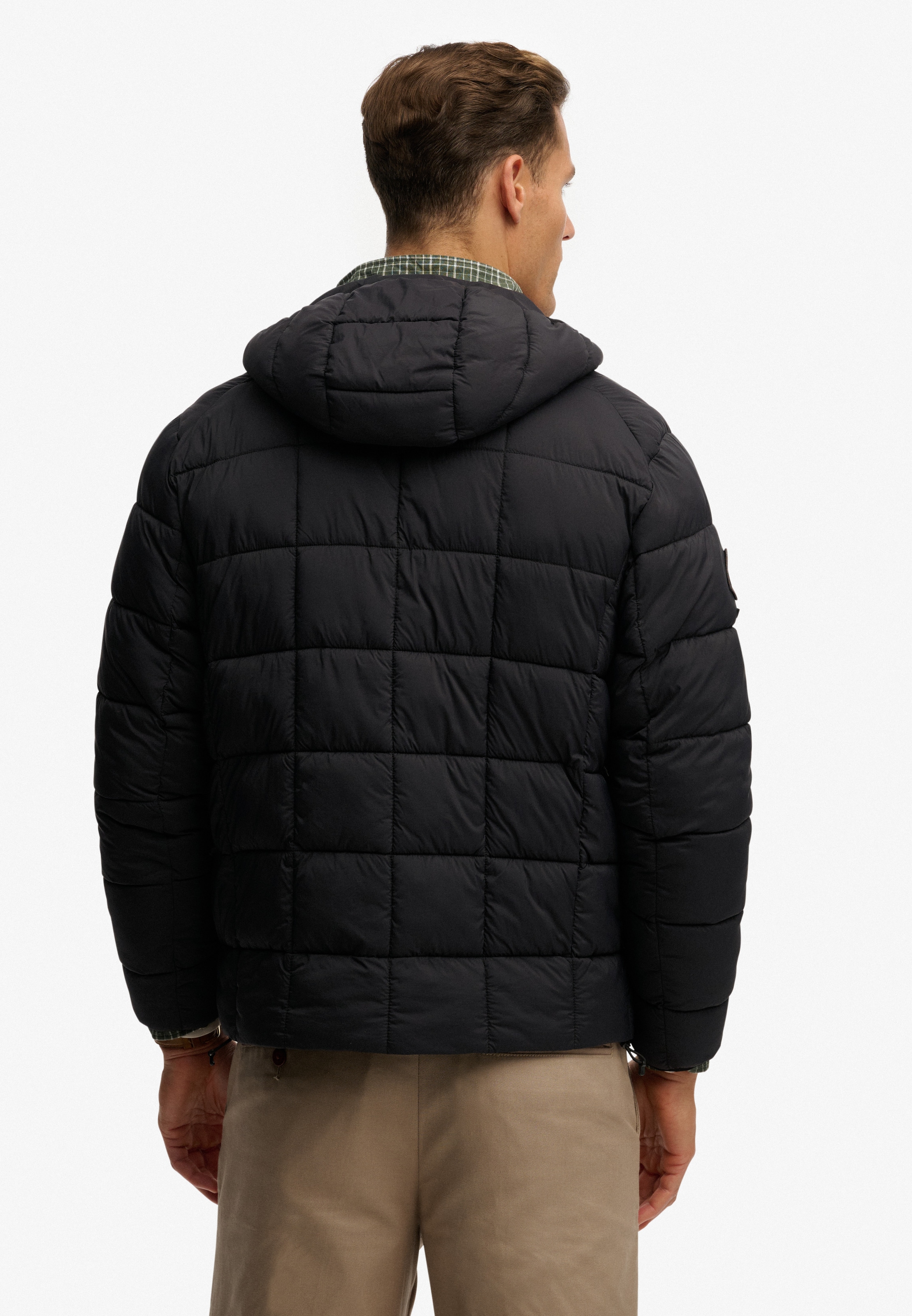 Superdry Steppjacke »HOOD BOX QUILT FUJI LITE JKT«