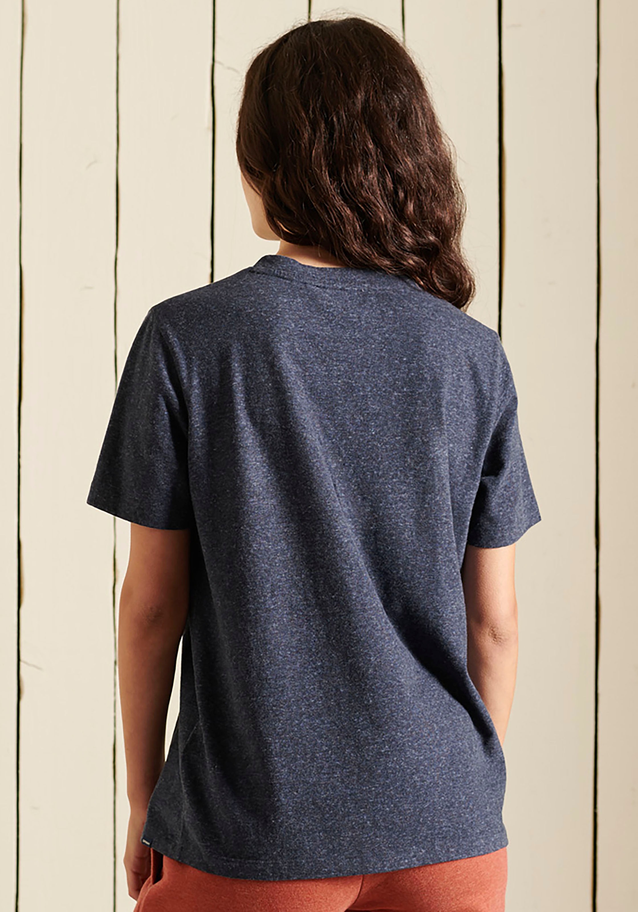 Superdry T-Shirt, Bio-Baumwolle Logo bei Vintage ♕ T-Shirt aus