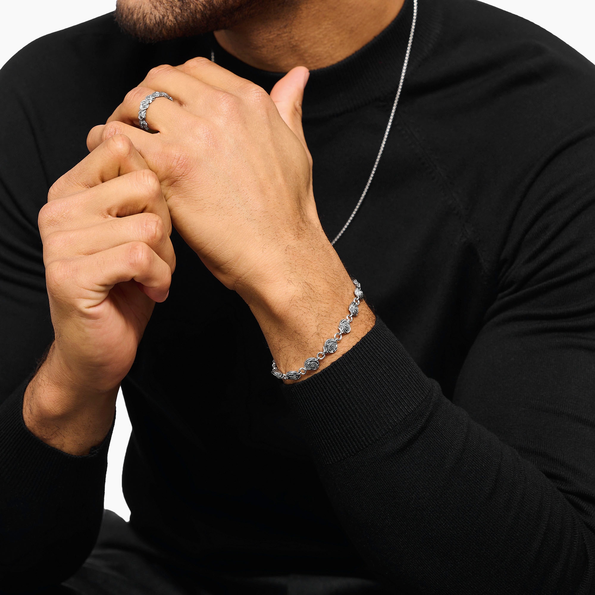 THOMAS SABO Armband »Midnight Rose«