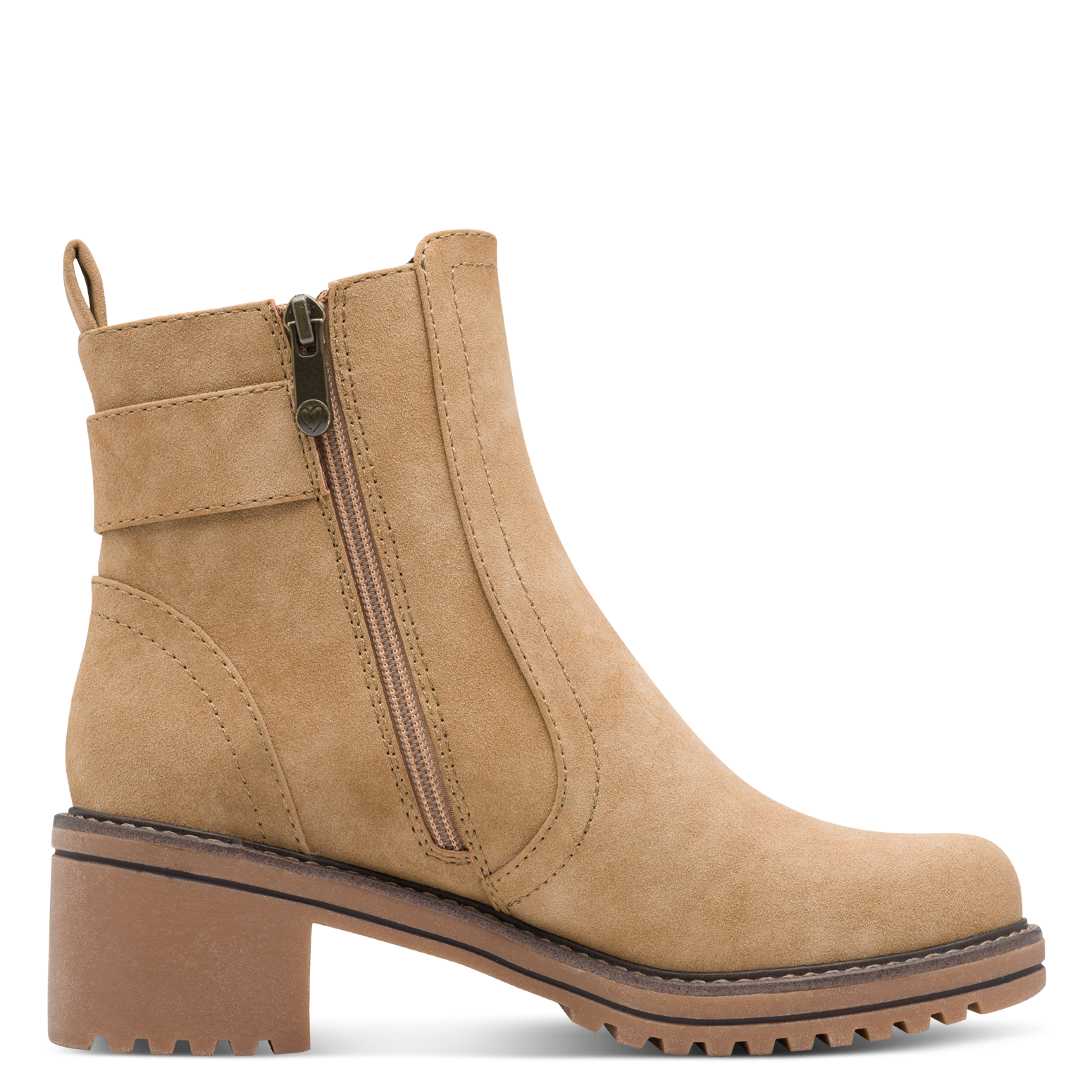 MARCO TOZZI Stiefelette  , Blockabstz, Herbstboots in veganer Verarbeitung