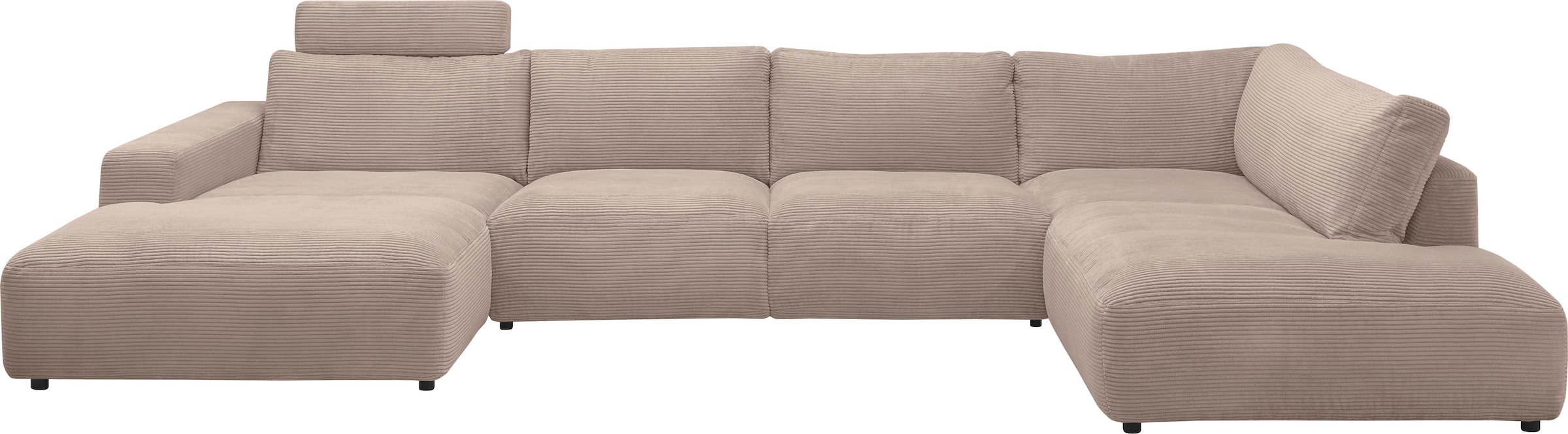 Musterring Wohnlandschaft »Lucia U-Form«, Verschiedene Farben, inkl. Kopfstütze, Gesamtbreite 434 cm