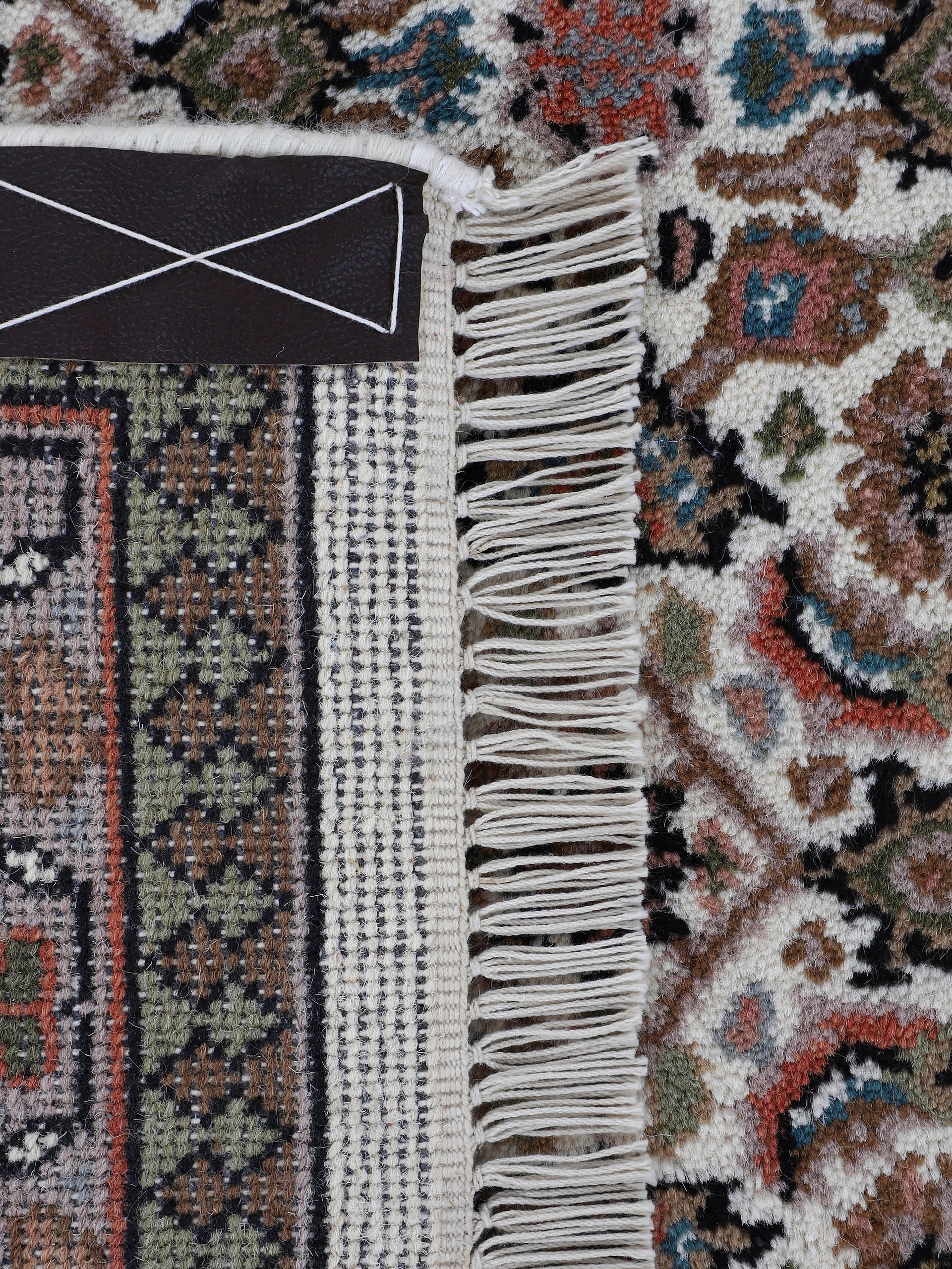 Woven Arts Orientteppich »Bidjar Herati ,   auch als Läufer« rechteckig 15 mm Höhe handgeknüpft, Wohnzimmer, reine Wolle