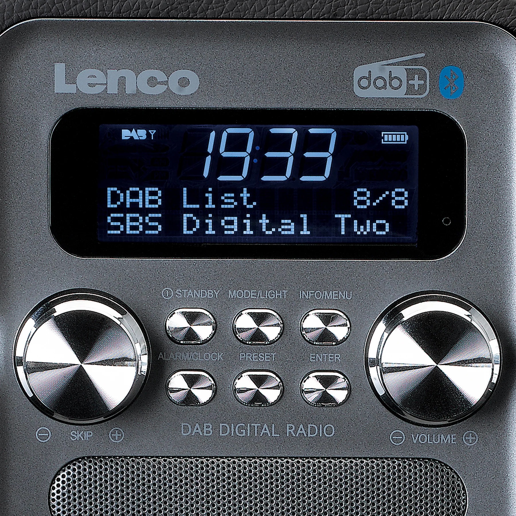 Lenco Digitalradio (DAB+) »PDR-051« (Bluetooth Digitalradio (DAB+) | FM-Tuner mit RDS ) mit Subwoofer, Bluetooth und Sleep-Timer