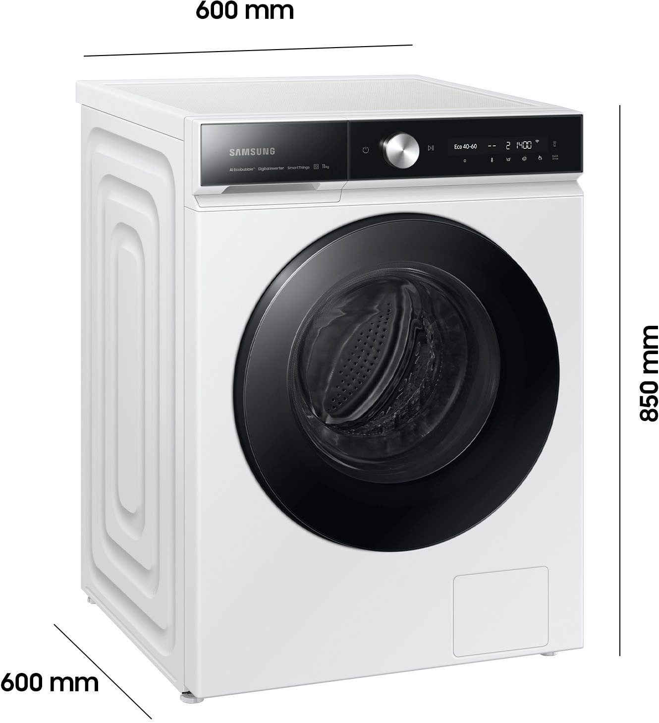 Samsung Waschmaschine »WW11BB904AGE«, 11 kg, 1400 U/min