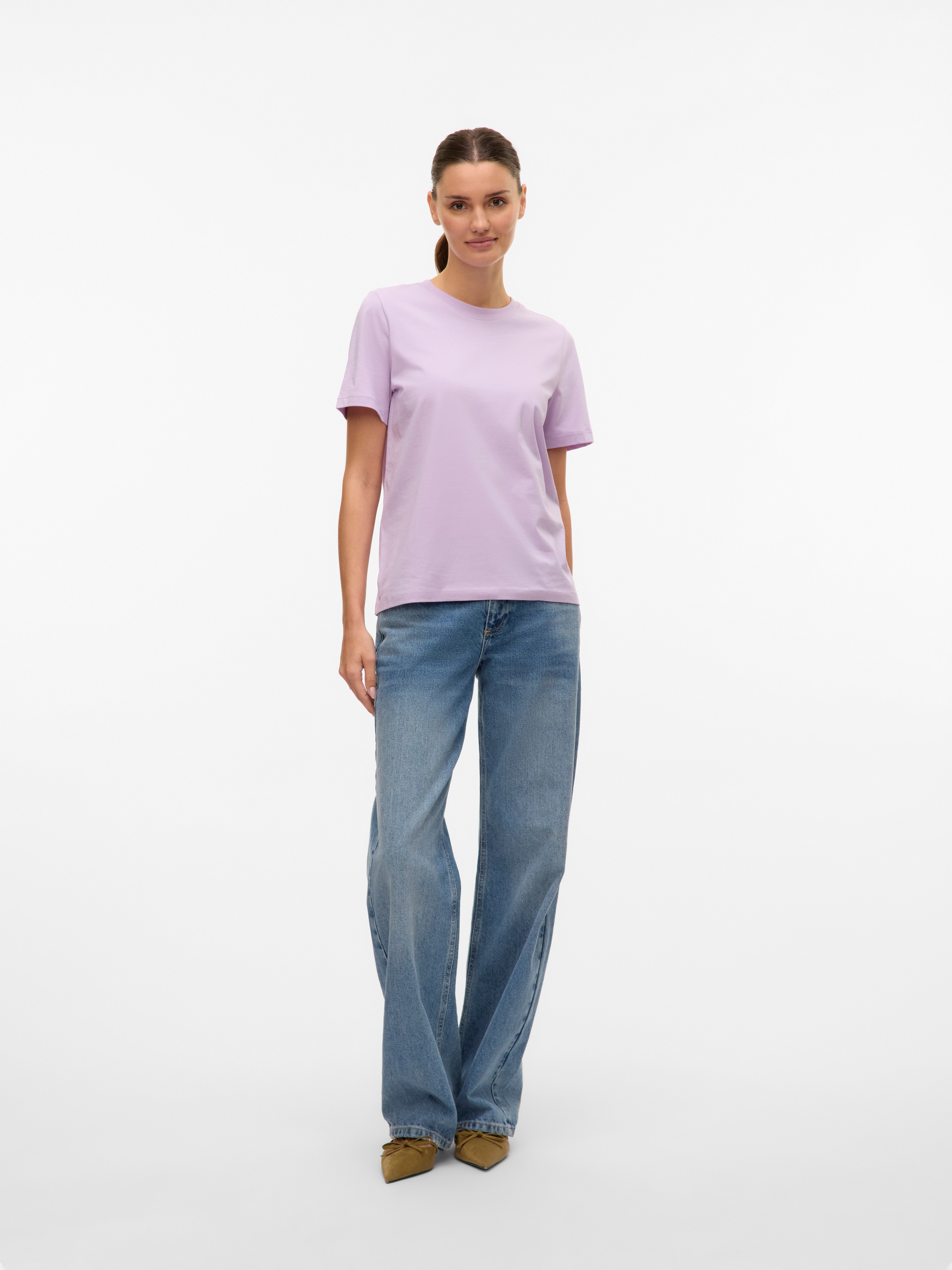 Vero Moda Kurzarmshirt »VMPAULINA SS T-SHIRT GA JRS NOOS«