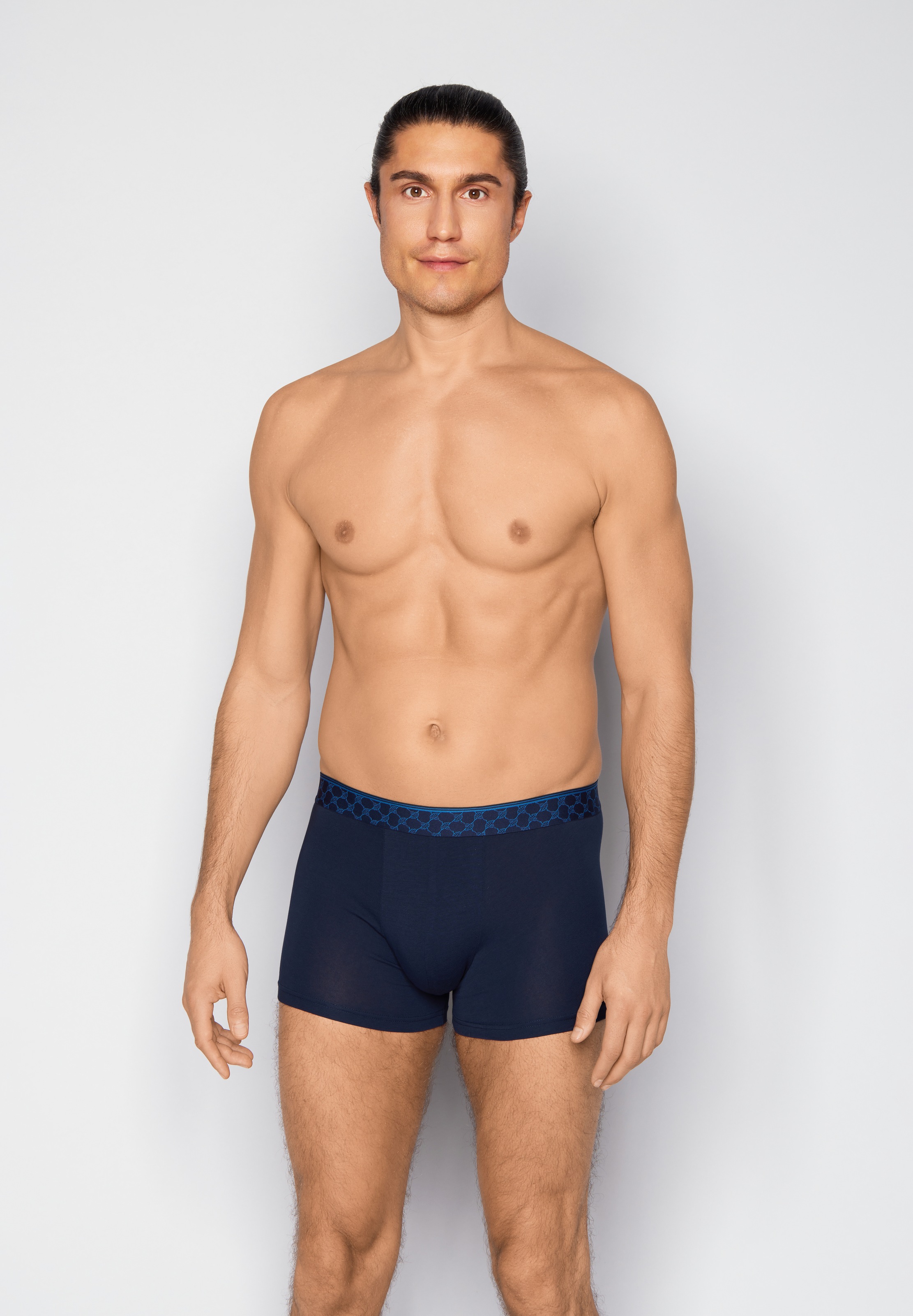 JOOP! Boxershorts »Everyday« ohne Eingriff, Cornflower-Logobund, Baumwollmix
