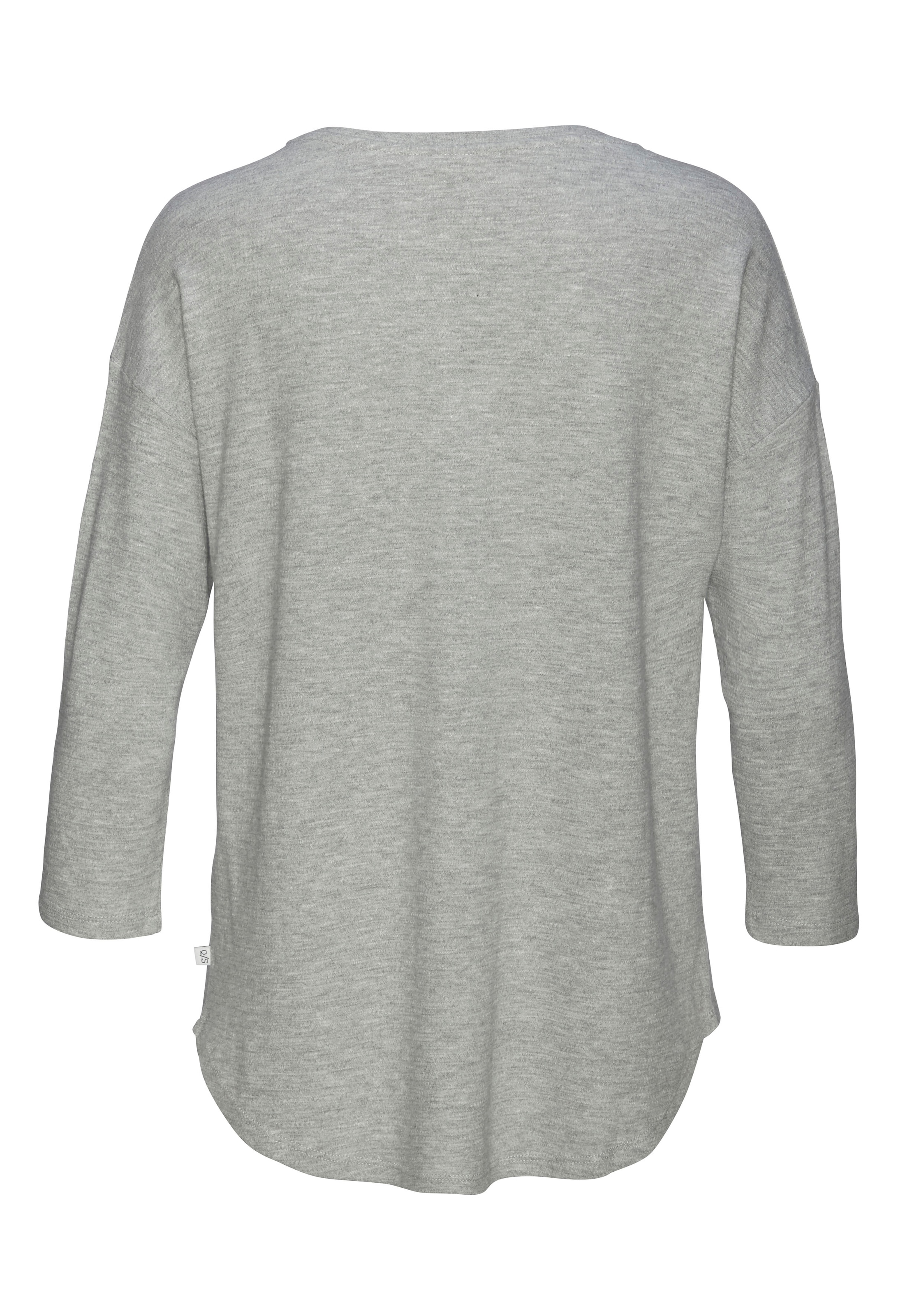QS 3/4-Arm-Shirt, mit überschnittenen Schultern bei ♕ | Rollkragenshirts
