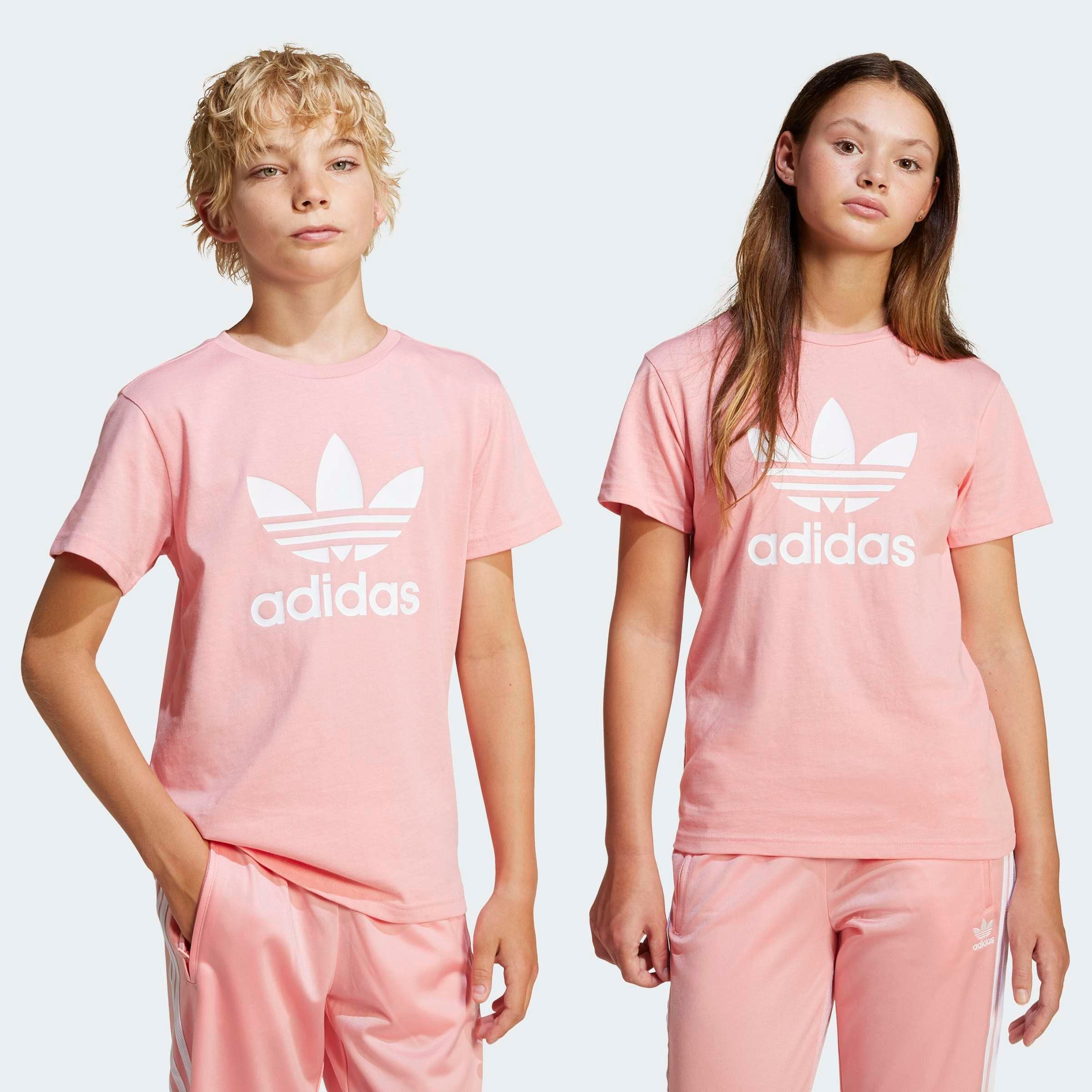 adidas Originals T-Shirt »ADICOLOR TREFOIL KIDS« für Kinder und Teens, sportlicher Stil, ohne Verschluss