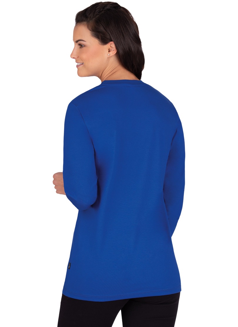 Trigema T-Shirt »TRIGEMA Langarmshirt aus 100% Baumwolle«, (1 tlg.)