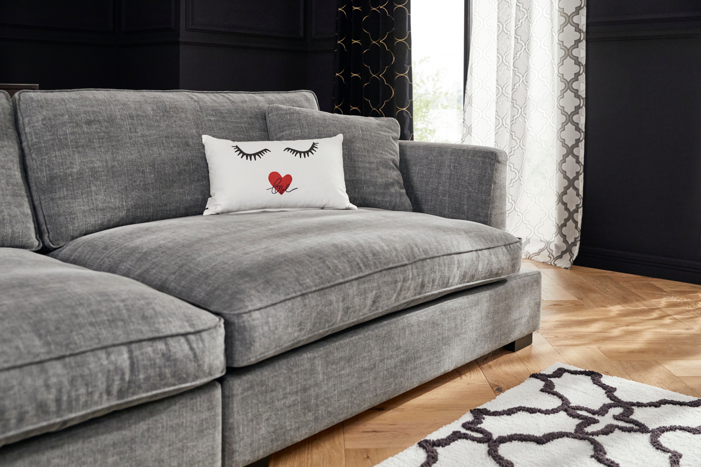 Guido Maria Kretschmer Home&Living Big-Sofa »Annera«, besonders weicher und  kuschiliger Sitzkomfort, mit extra tiefen Sitzflächen auf Raten bestellen