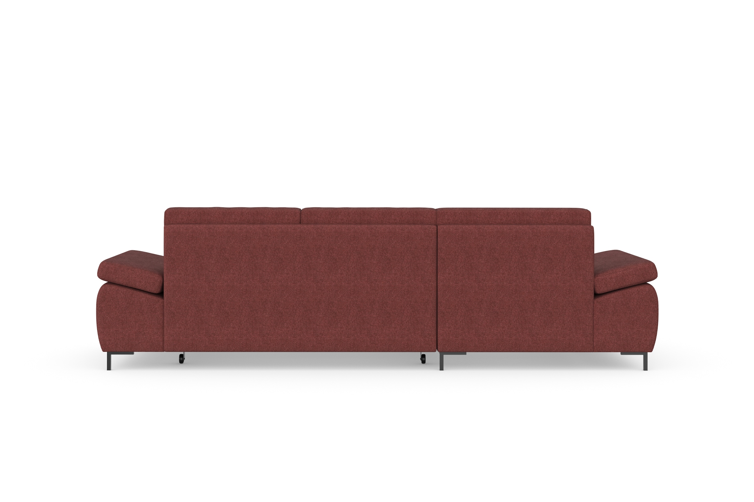 DOMO collection Ecksofa »Capelo L-Form«, mit Armteilverstellung, wahlweise mit Bettfunktion, Federkern