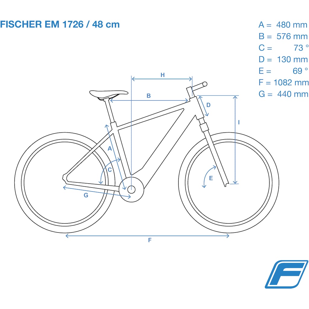 FISCHER Fahrrad E-Bike »MONTIS EM 1726 557«, 10 Gang, (mit Akku-Ladegerät-mit Werkzeug)