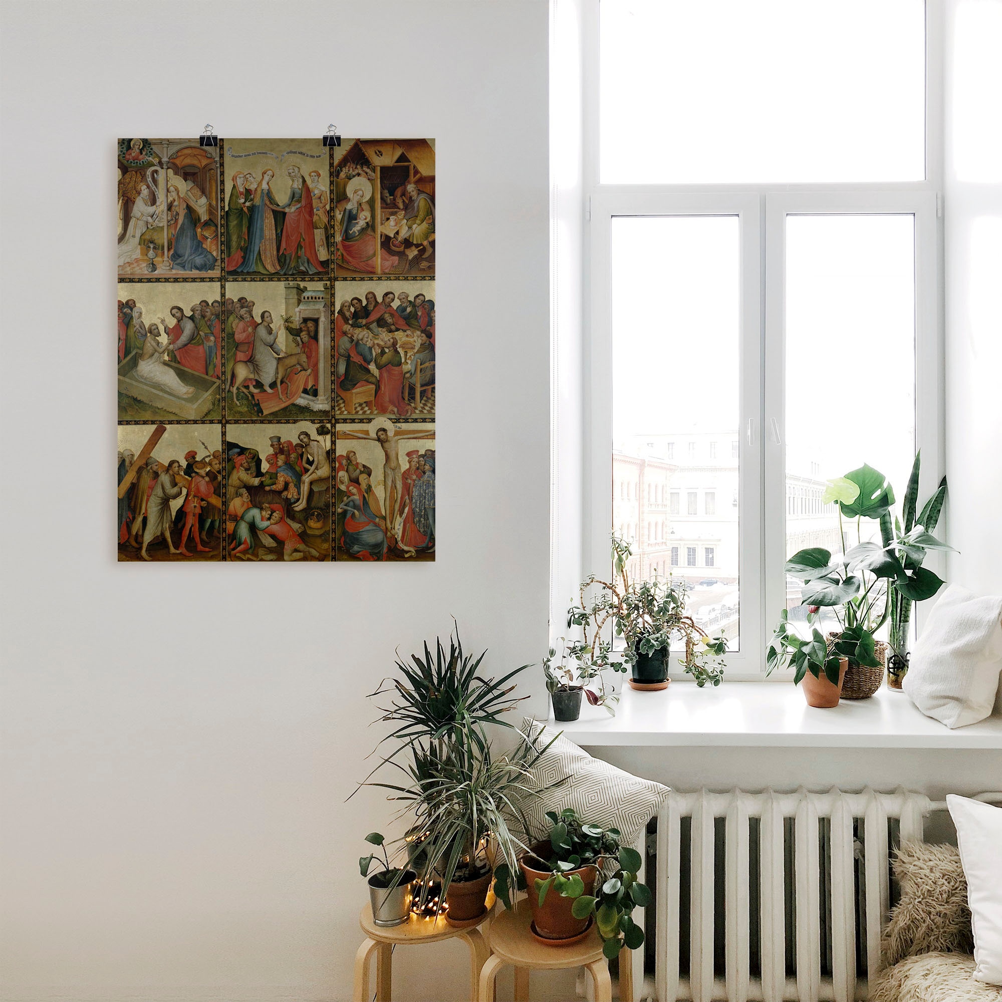 Artland Kunstdruck »Goldene Tafel. Außenflügel II« Religion 1 Stk. tlg. als Leinwandbild, Wandaufkleber oder Poster in versch. Größen