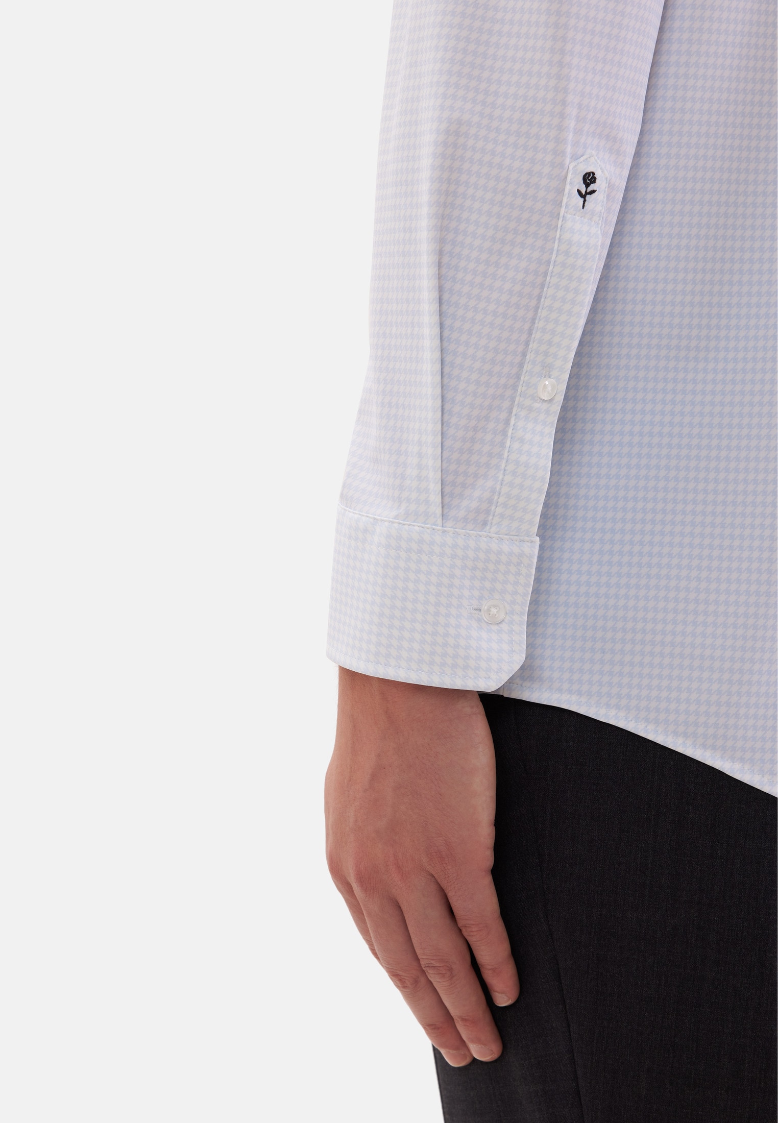 seidensticker Businesshemd »Schwarze Rose« Regular 1/1 Kentkragen Druck