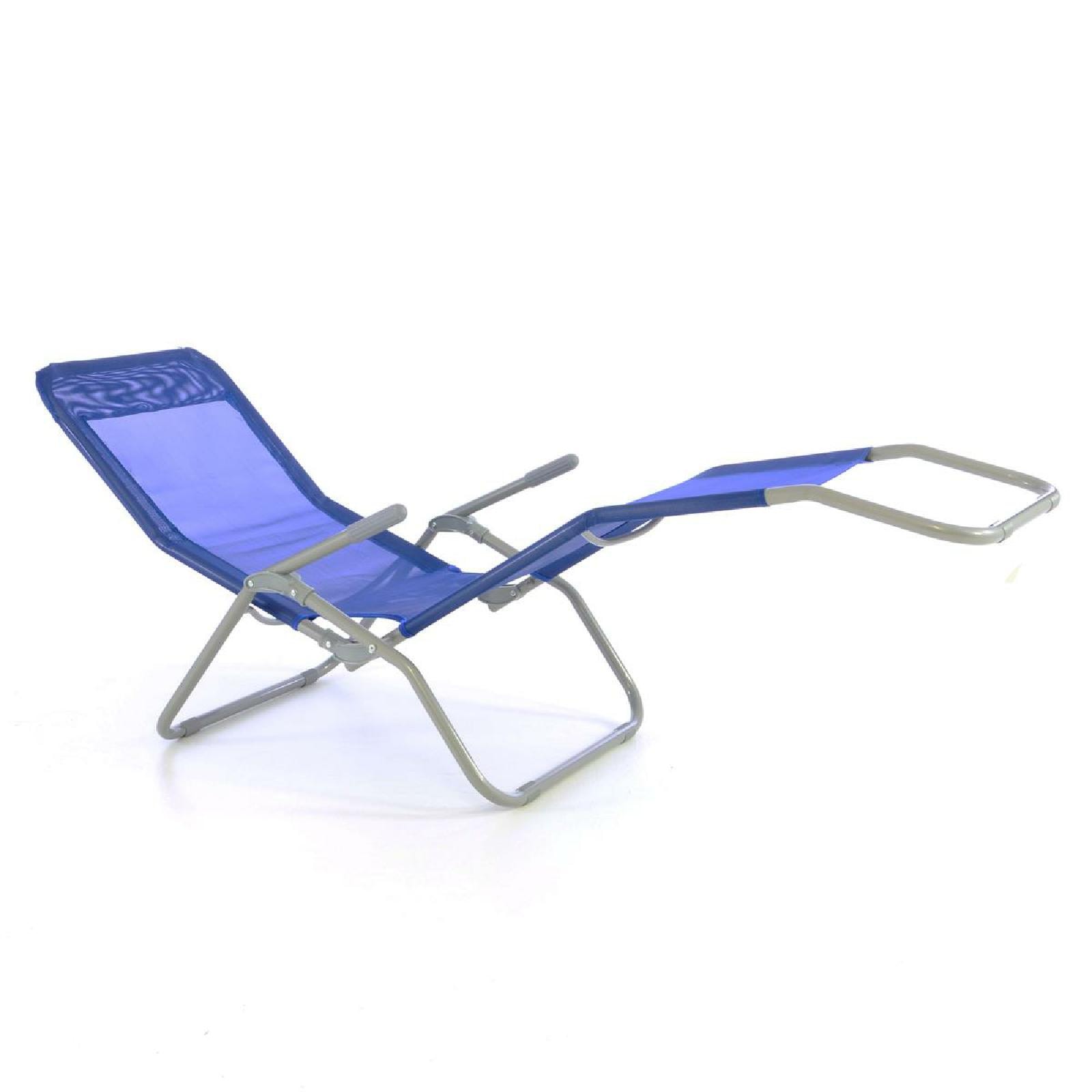 VCM Gartenliege »2er Set Camping-Liege Blau«