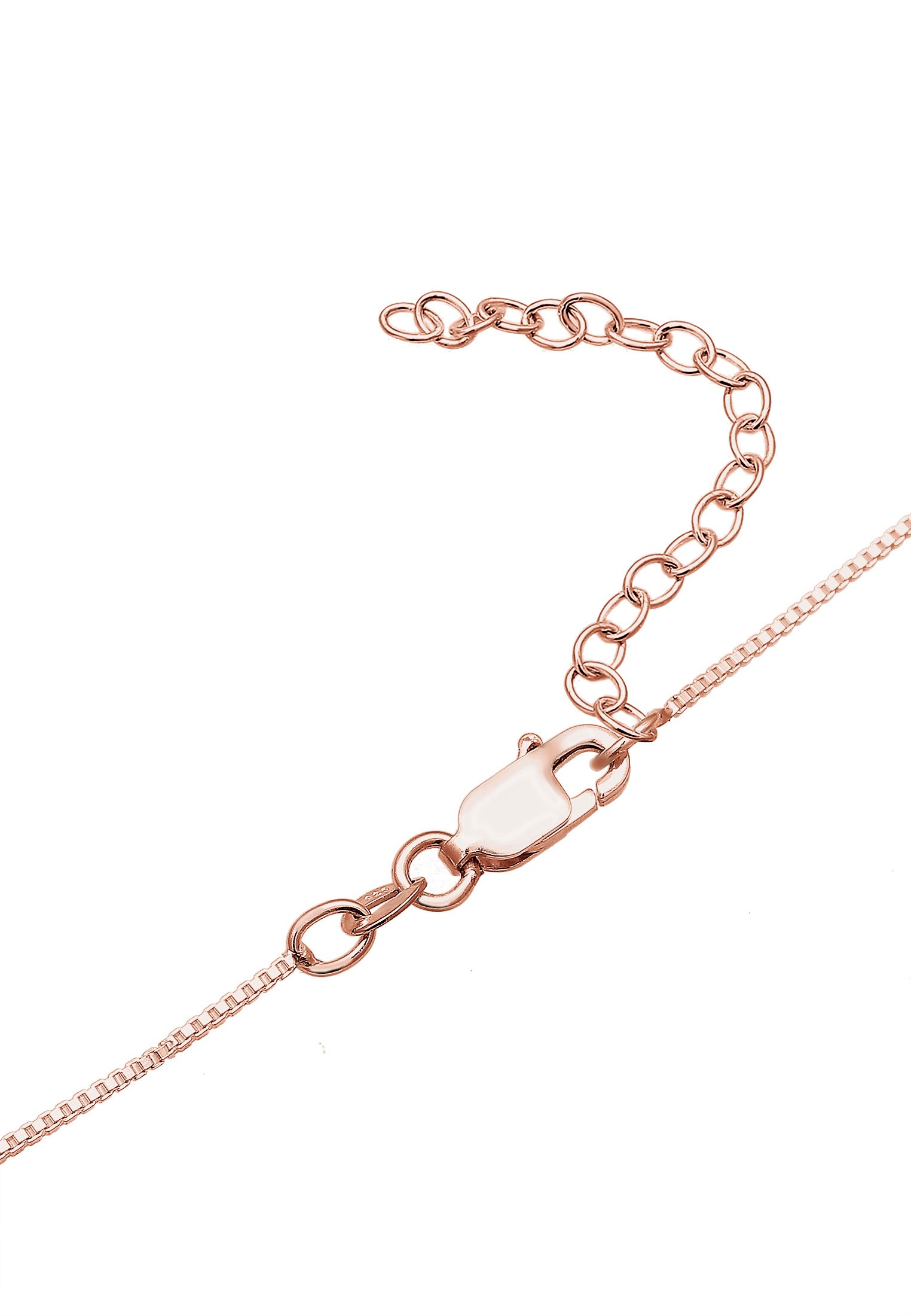 Elli Kette mit Anhänger »Halskette Vintage Anhänger Rose 925 Sterling Silber«