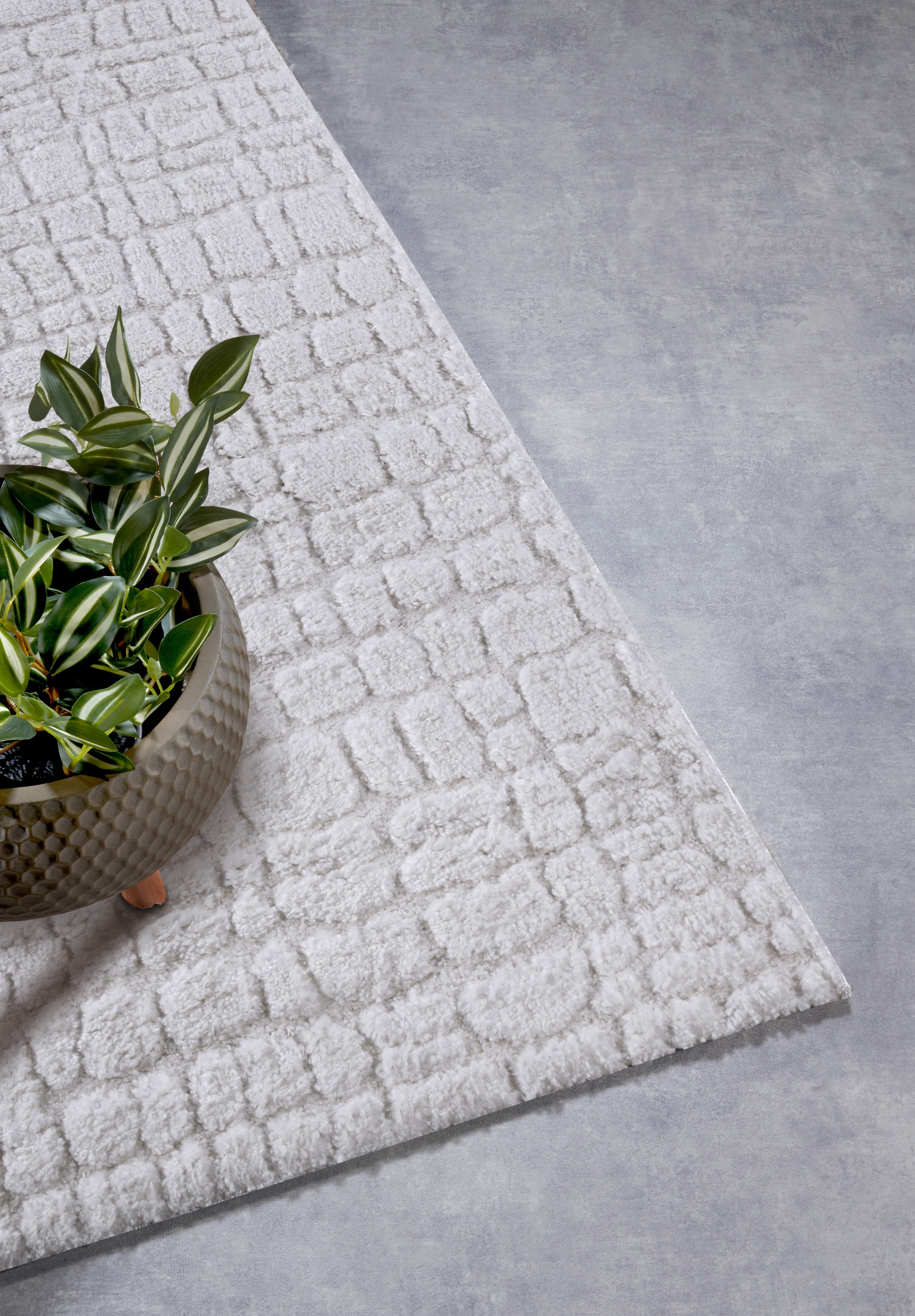 ELLE DECORATION Designteppich »Artistique«, rechteckig, 18 mm Höhe, Hochflor, Shaggy, Läufer, weich, Langflor, modern, Hoch Tief Effekt